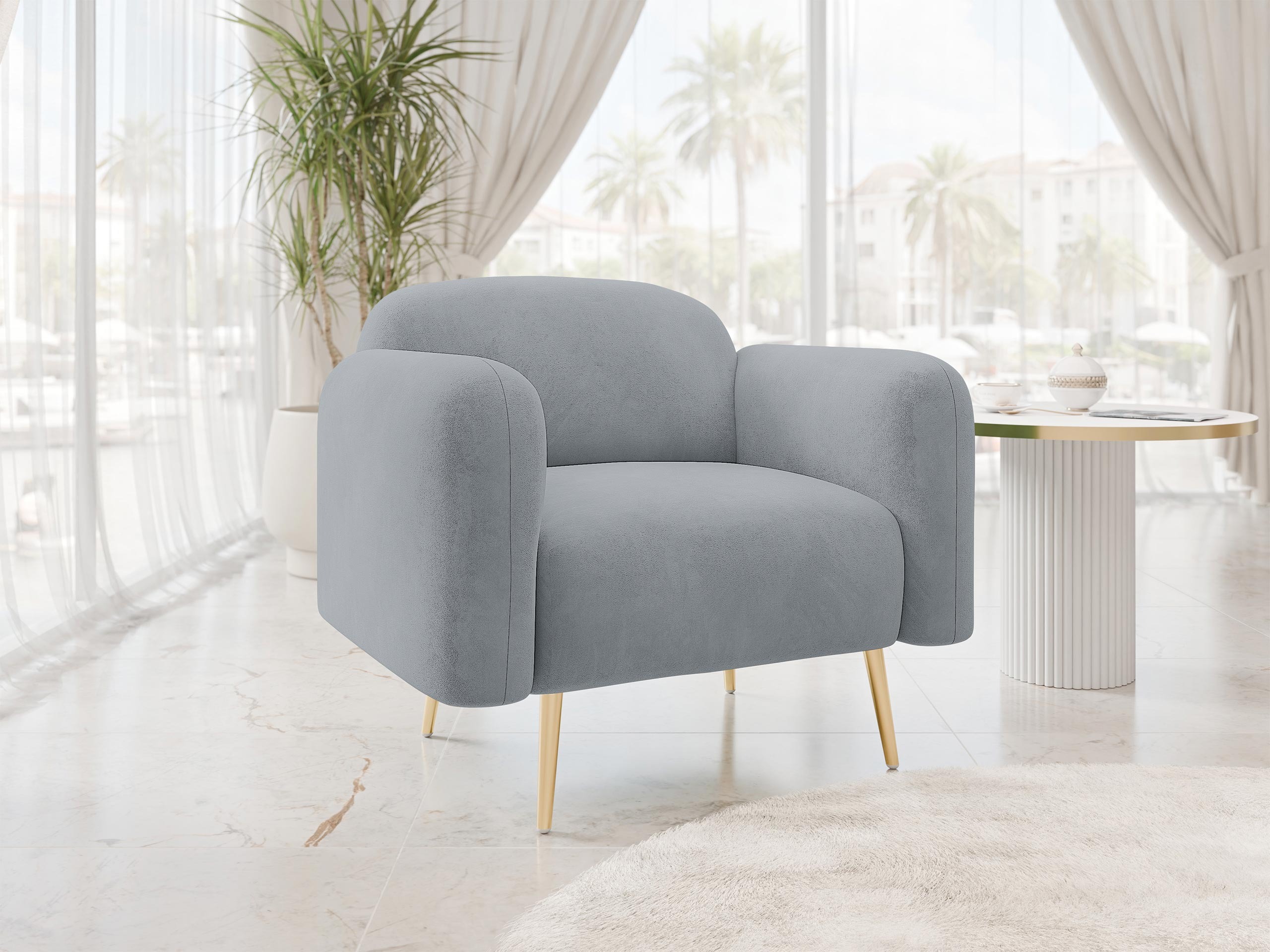 Atpūtas krēsls Comfivo Beatitudo I (Uttario Velvet 2972)