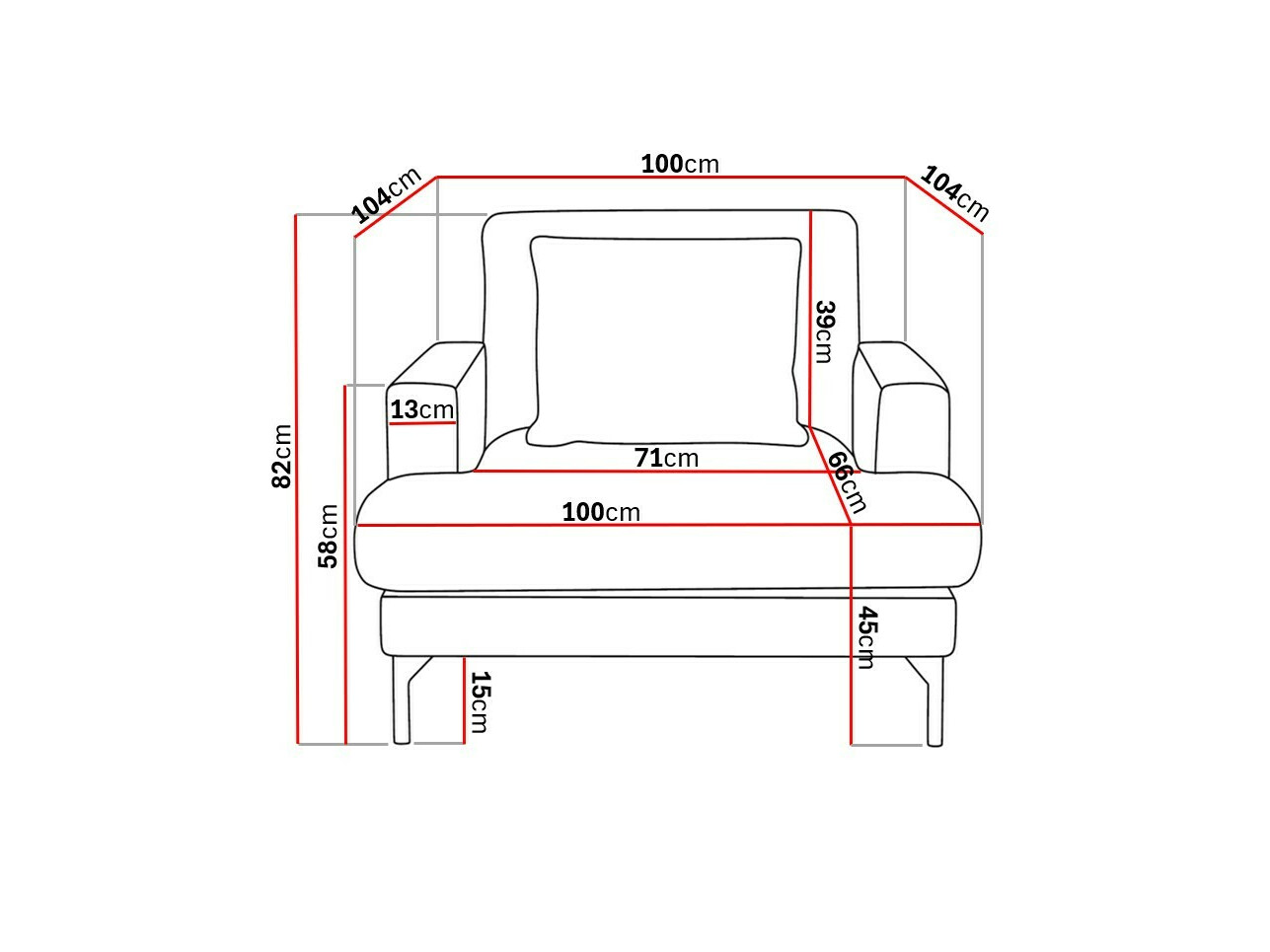 Atpūtas krēsls Elisonu 102 (Silencio 34)