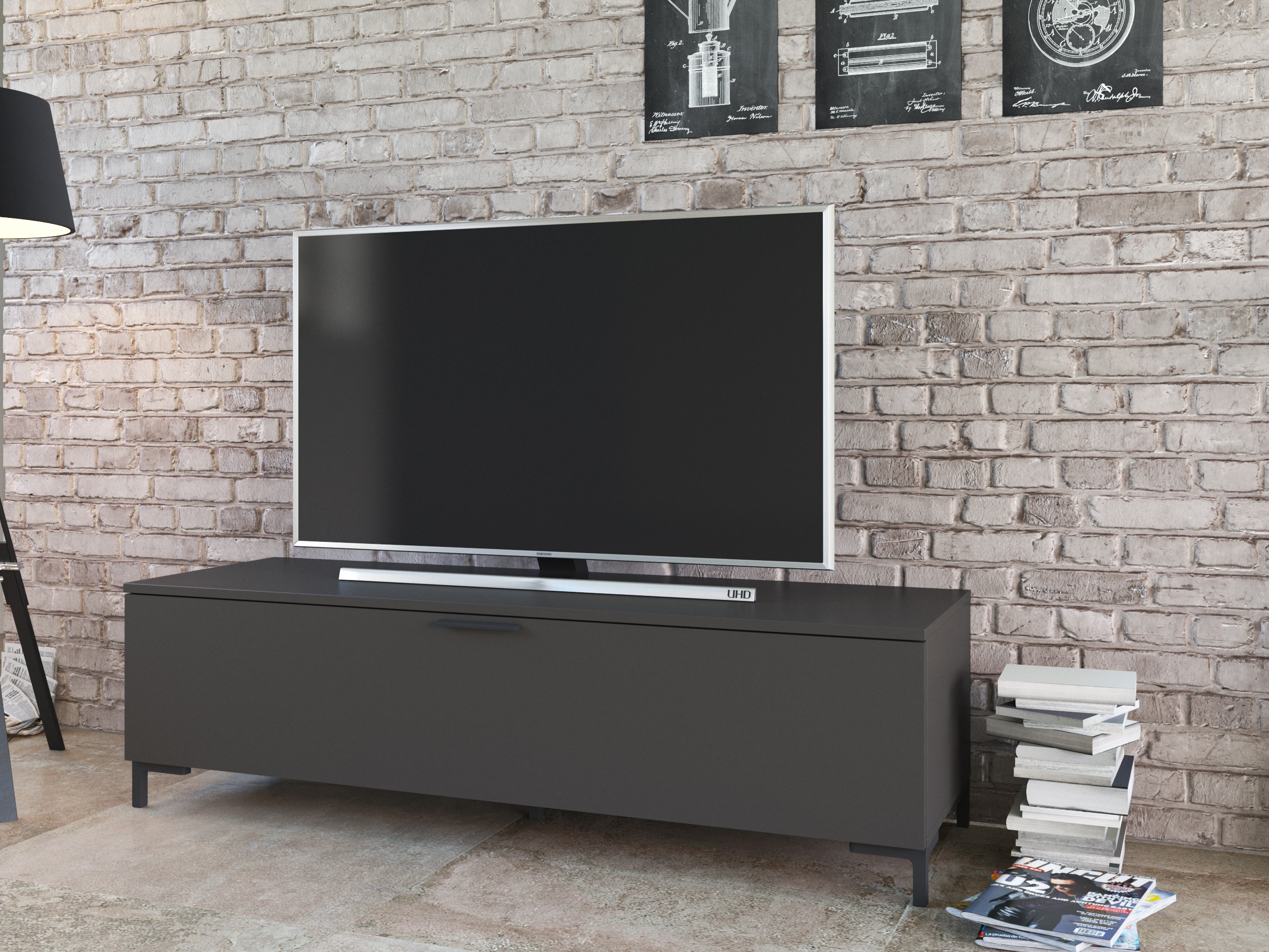 TV galds Salnola 103 (Pelēks)