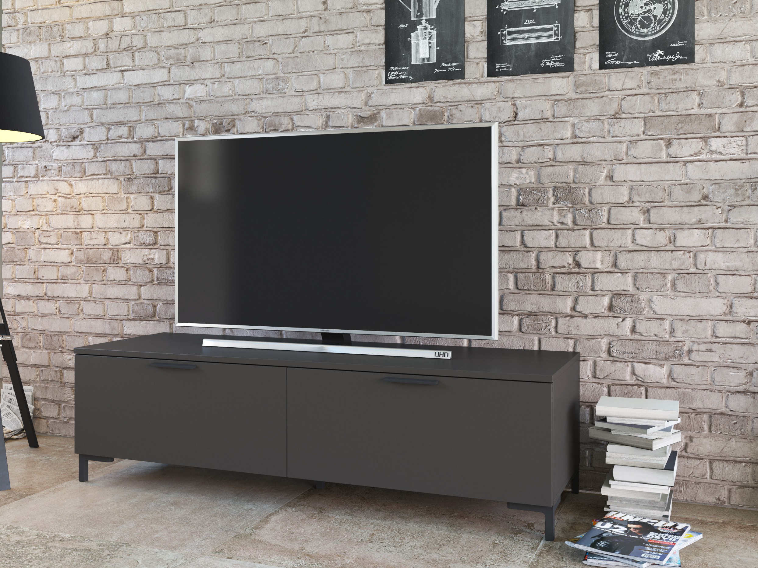 TV galds Salnola 104 (Pelēks)