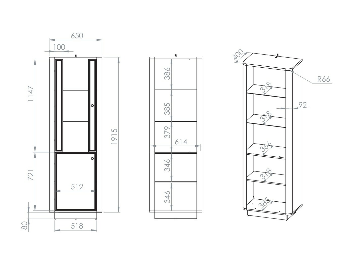 Plaukts Cavrome 104