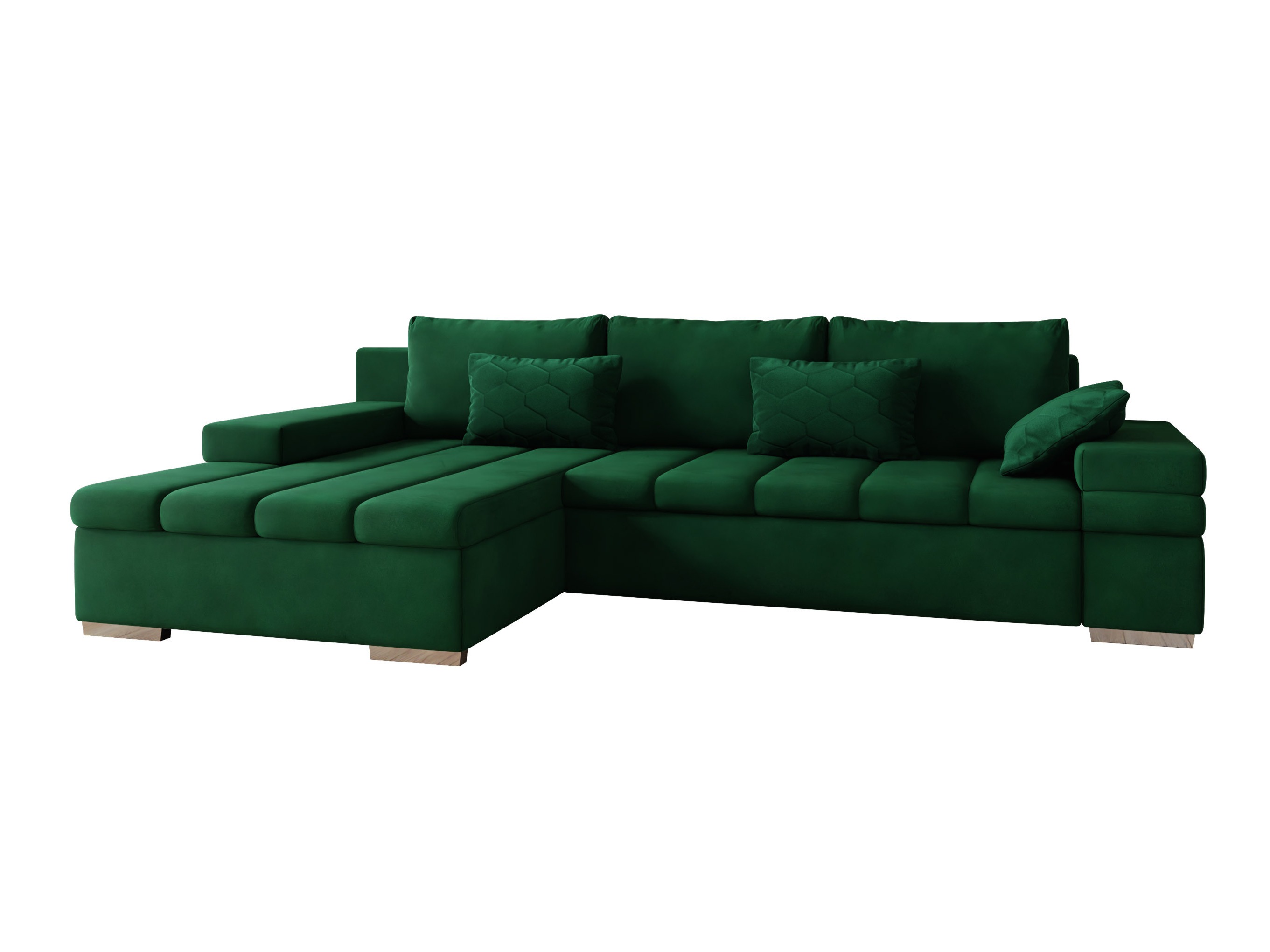 Stūra dīvāns Comfivo Olivetum II (Uttario Velvet 2951 + Magic Velvet Pik 2225)
