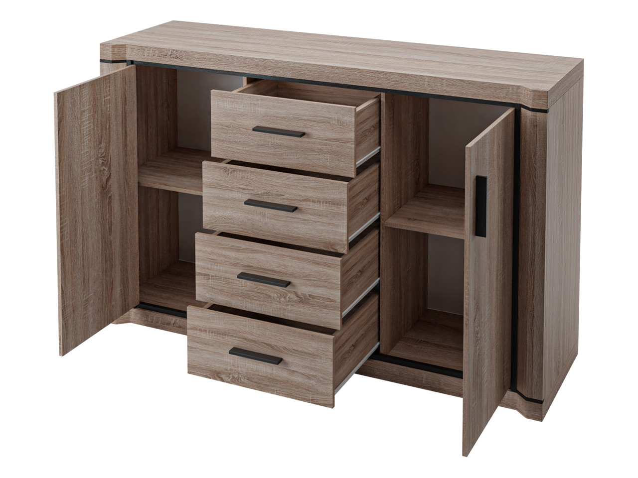 Viesistabas komplekts Lorelie 125 (Sonomas ozols)