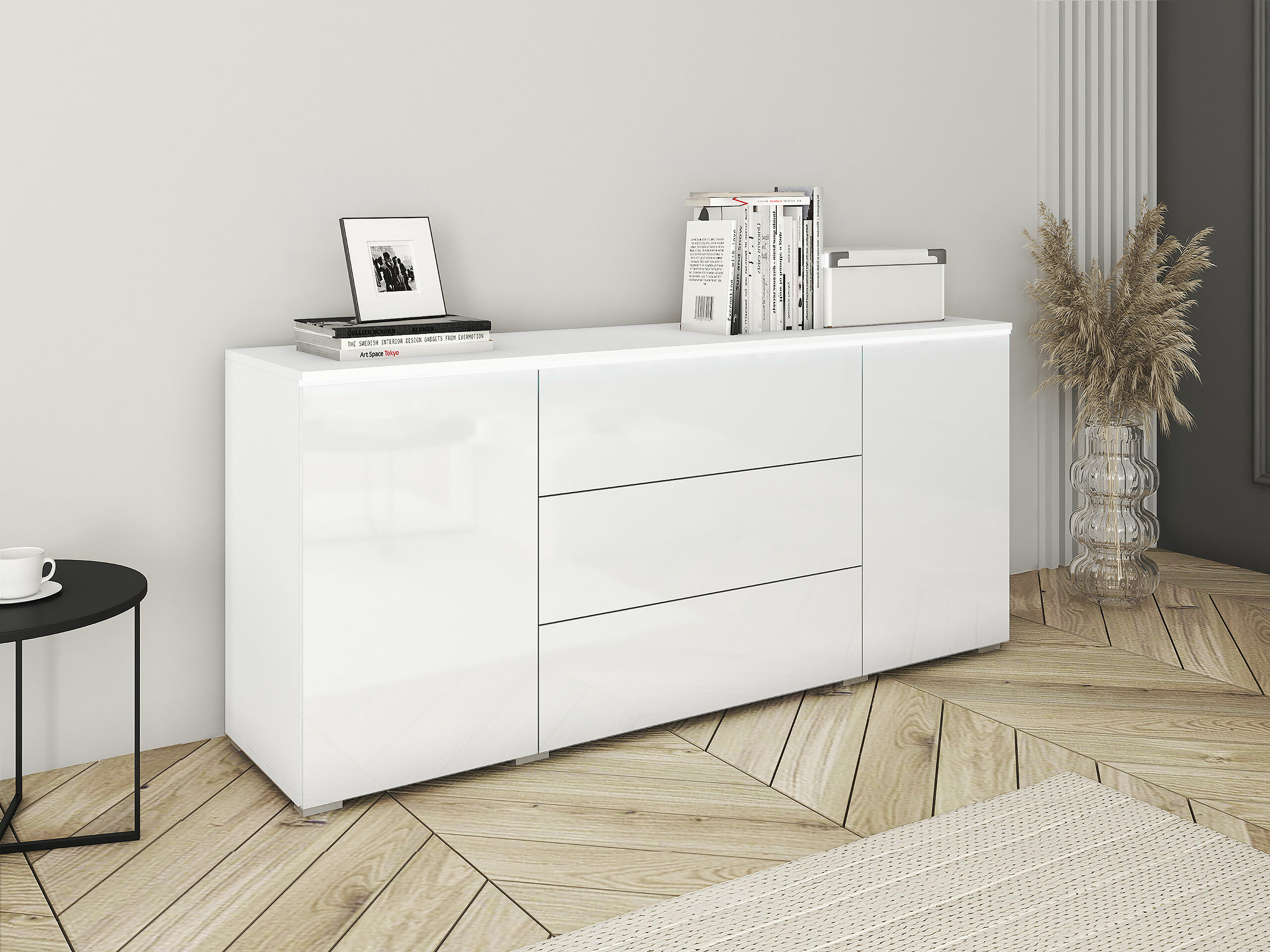 Kumode Mirfivo 102 (Balts + Glancēts balts)