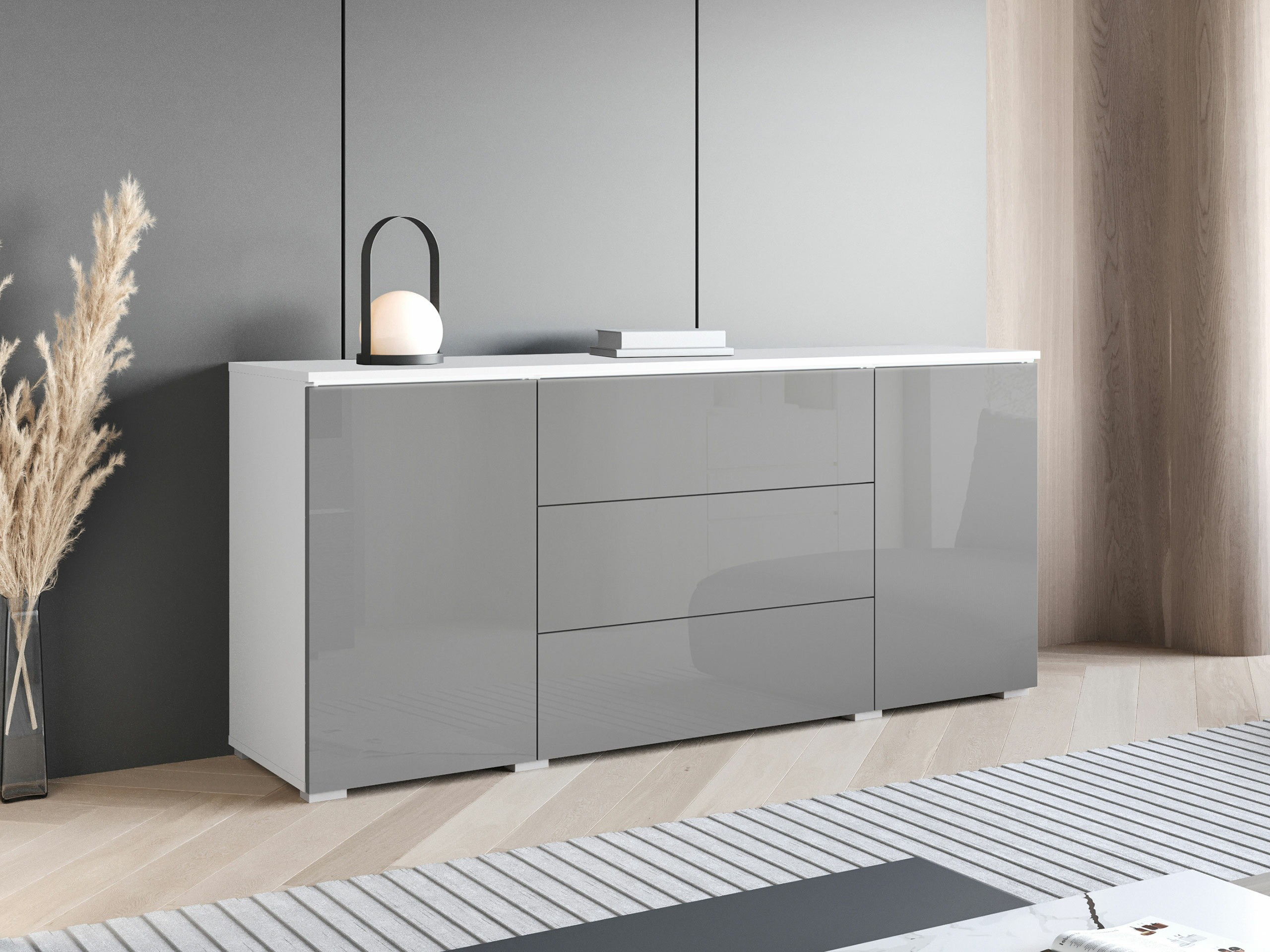 Kumode Mirfivo 102 (Glancēts pelēks)