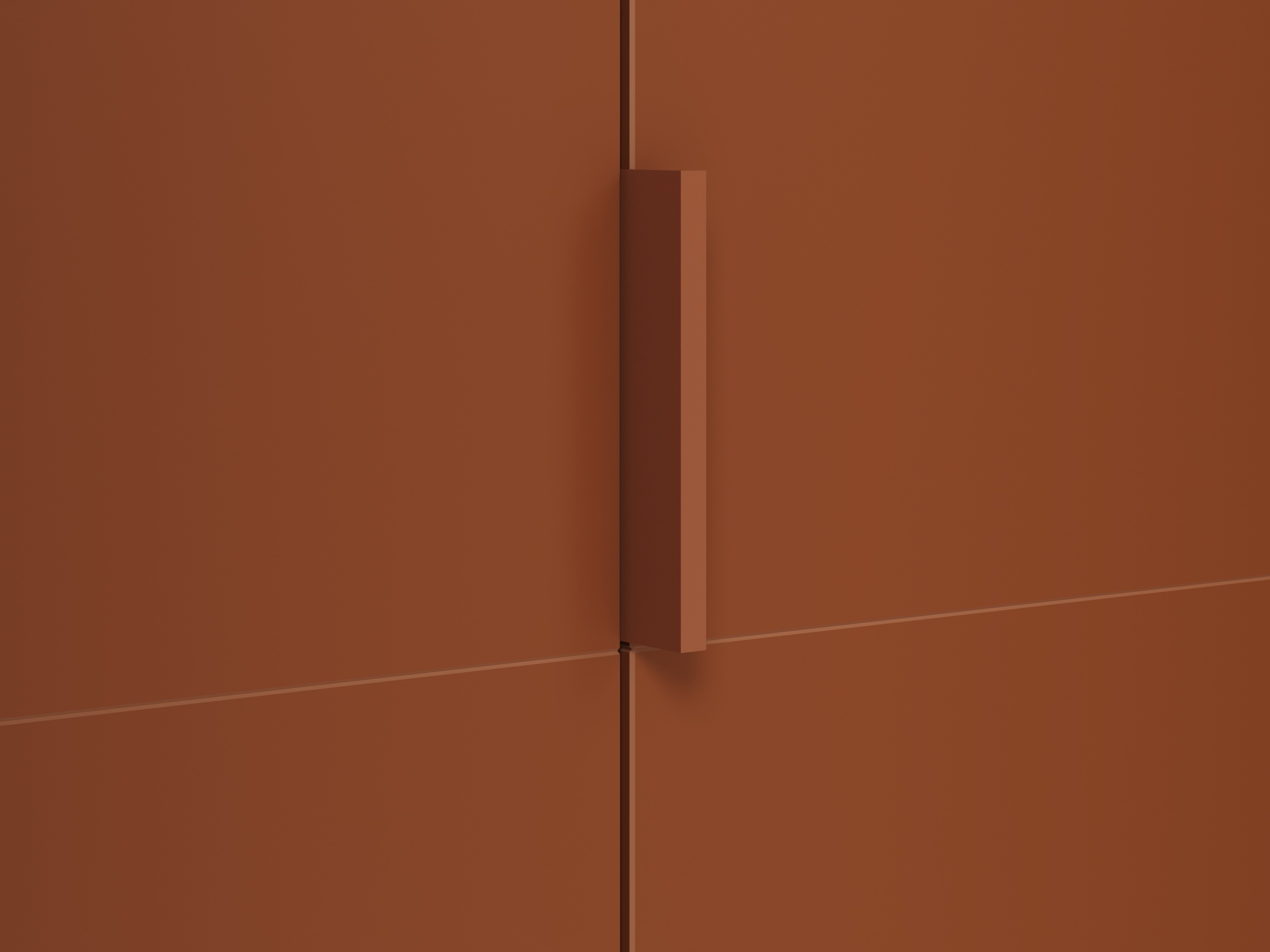 Skapis Austin 387 (Oranžs + Ozols)