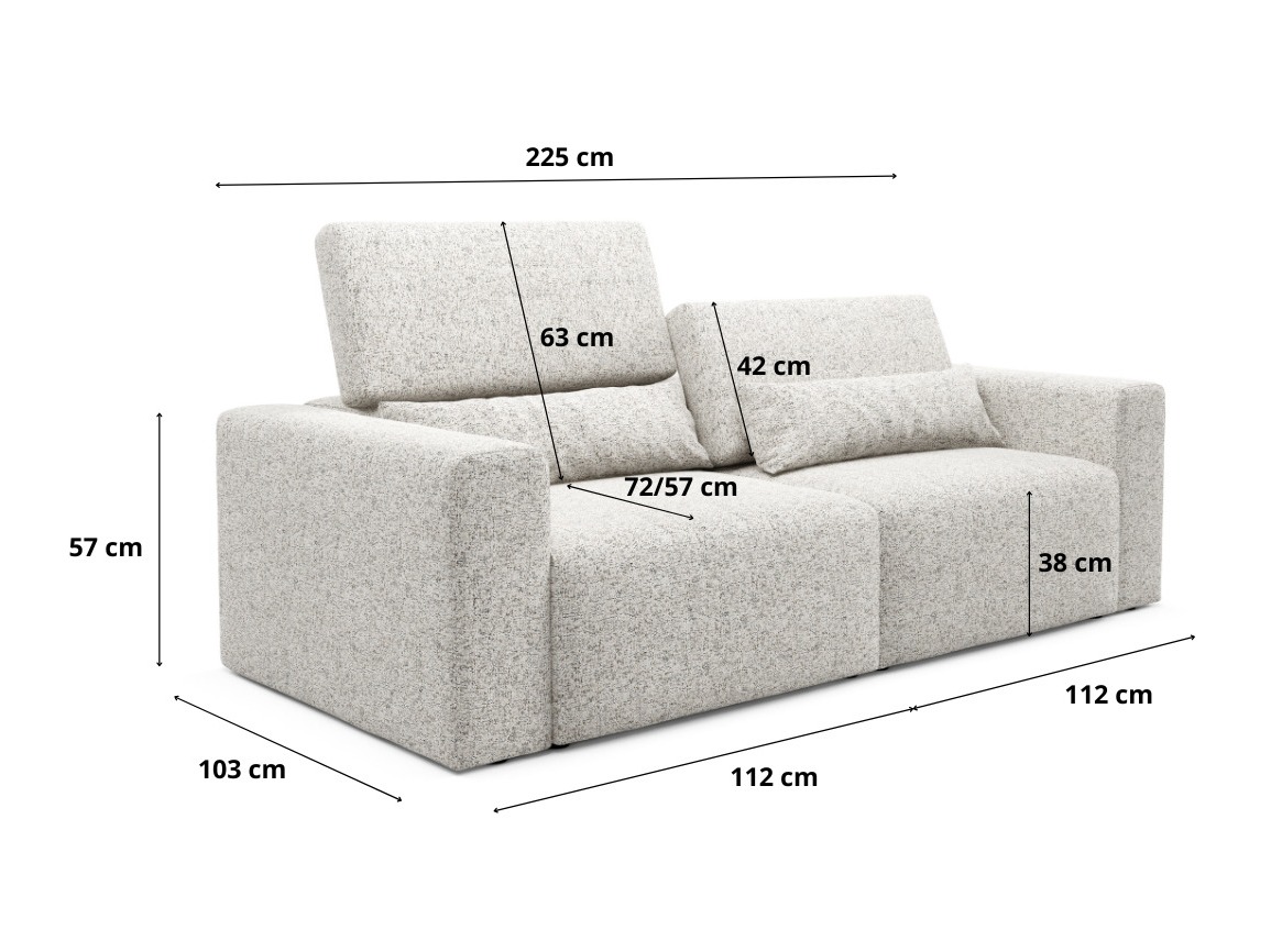 Moduļu dīvāns Virorle 104 (Puente 52)
