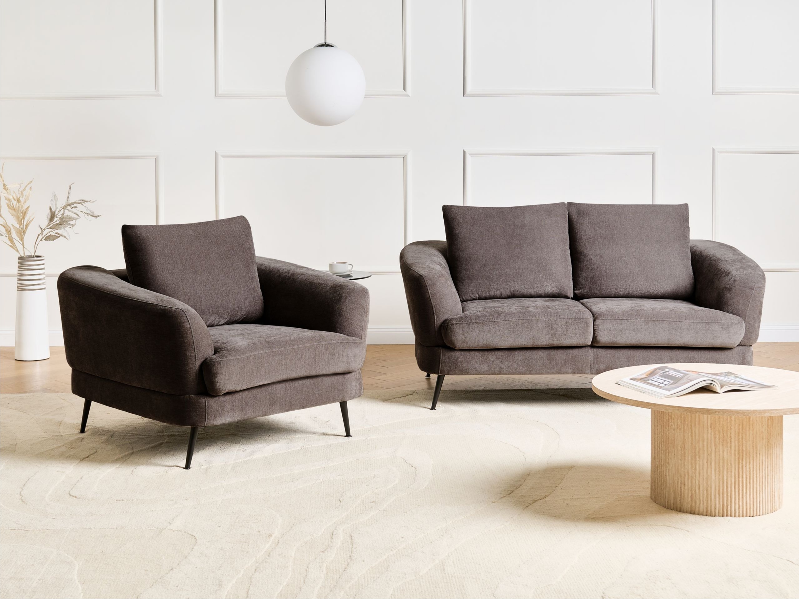 Mīksto mēbeļu komplekts Berwyn 2902 (Taupe)