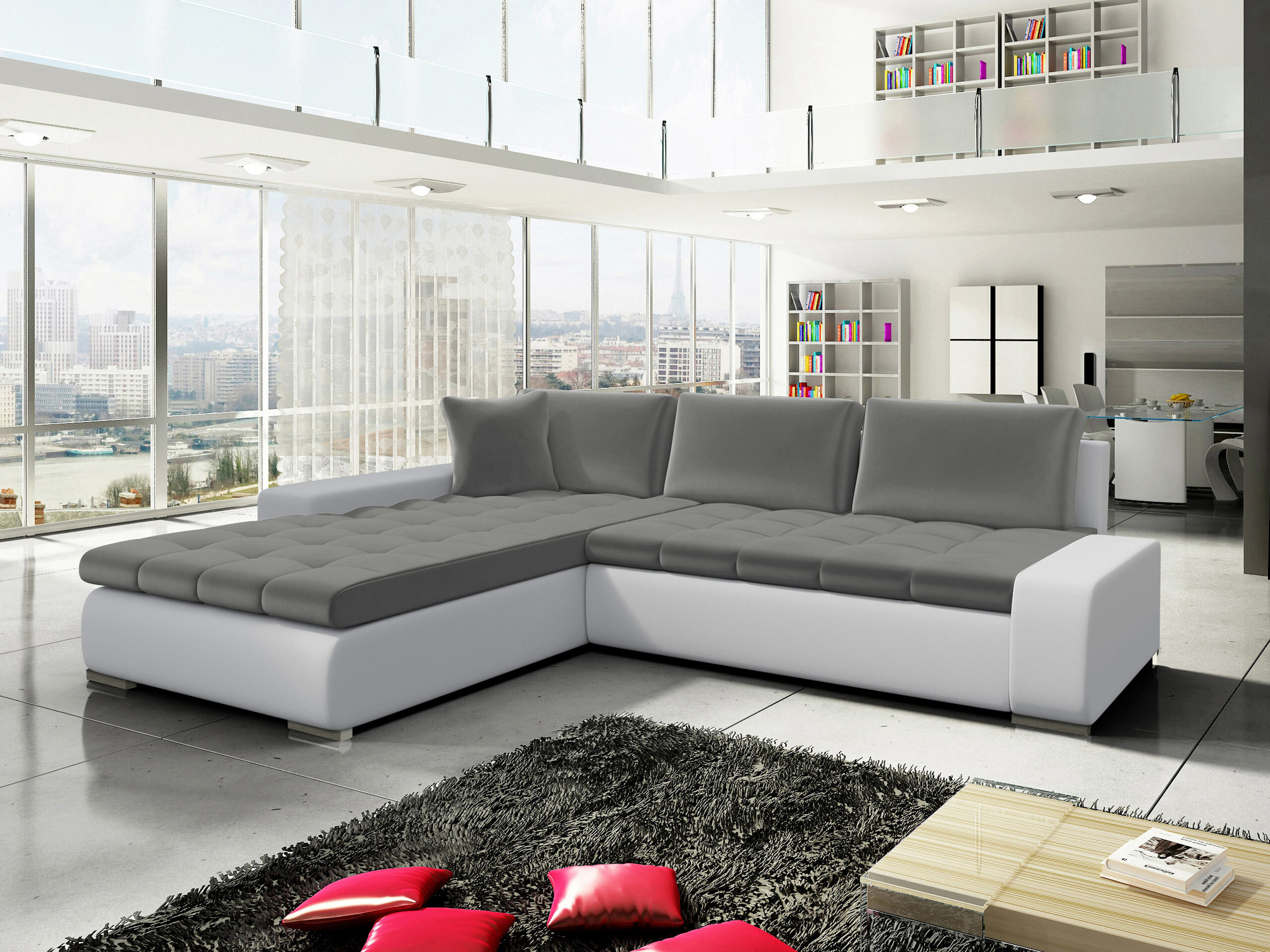 Stūra dīvāns Comfivo Nitor II (Soft 017 + Magic Velvet 2217)