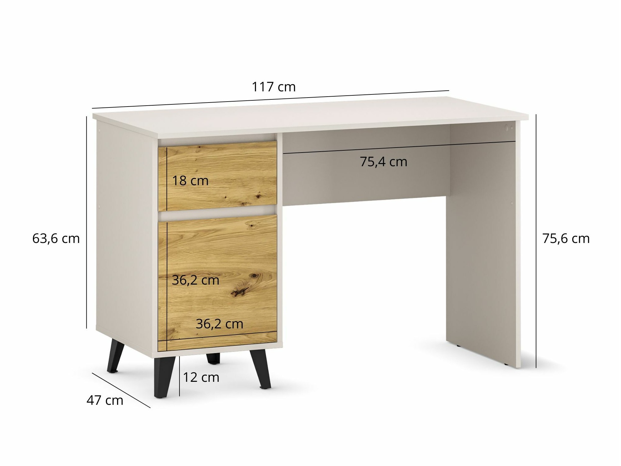 Rakstāmgalds Tetena 100 (Kašmirs + Artisan ozols)
