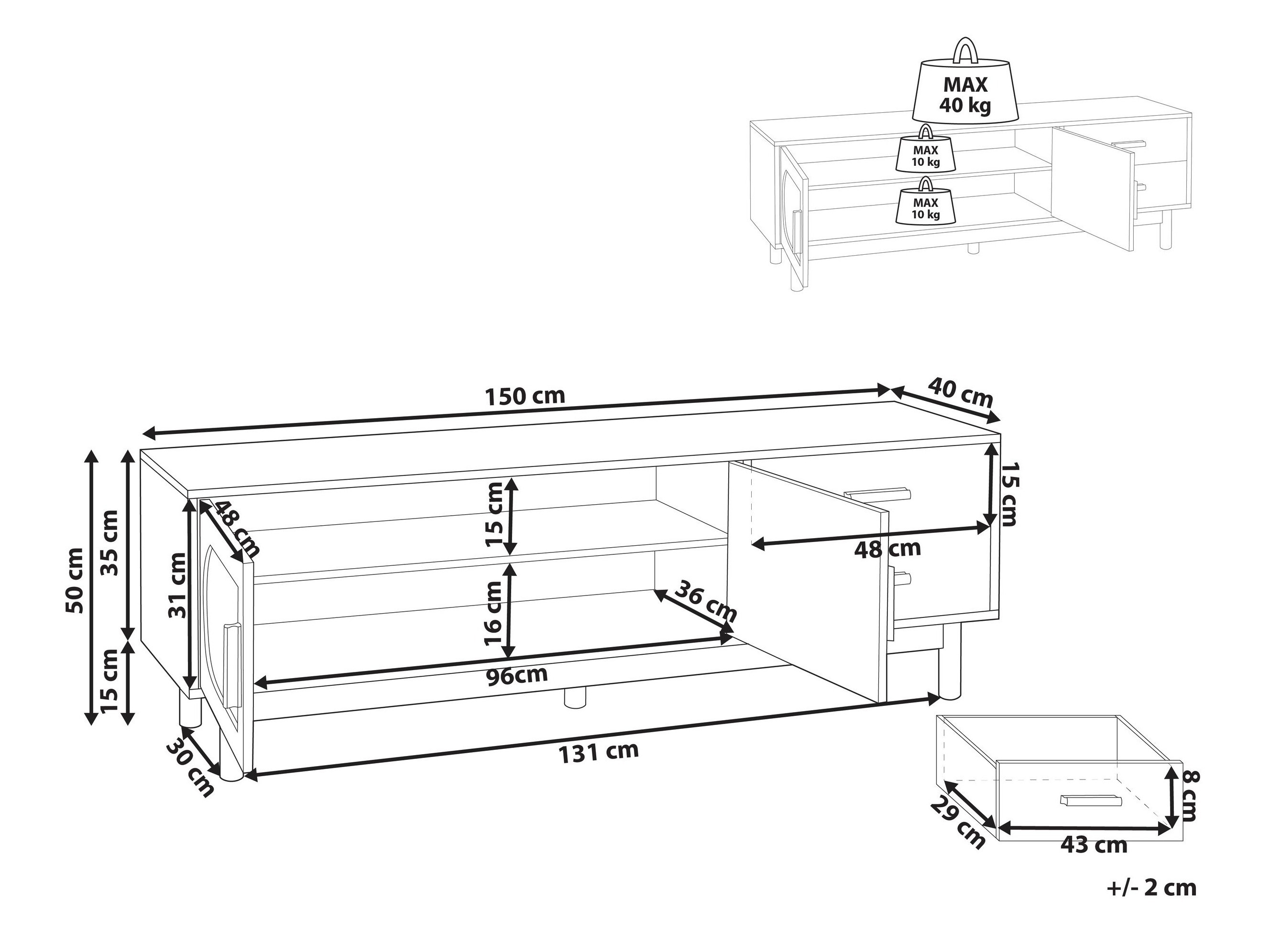 TV galds Cirlua 103