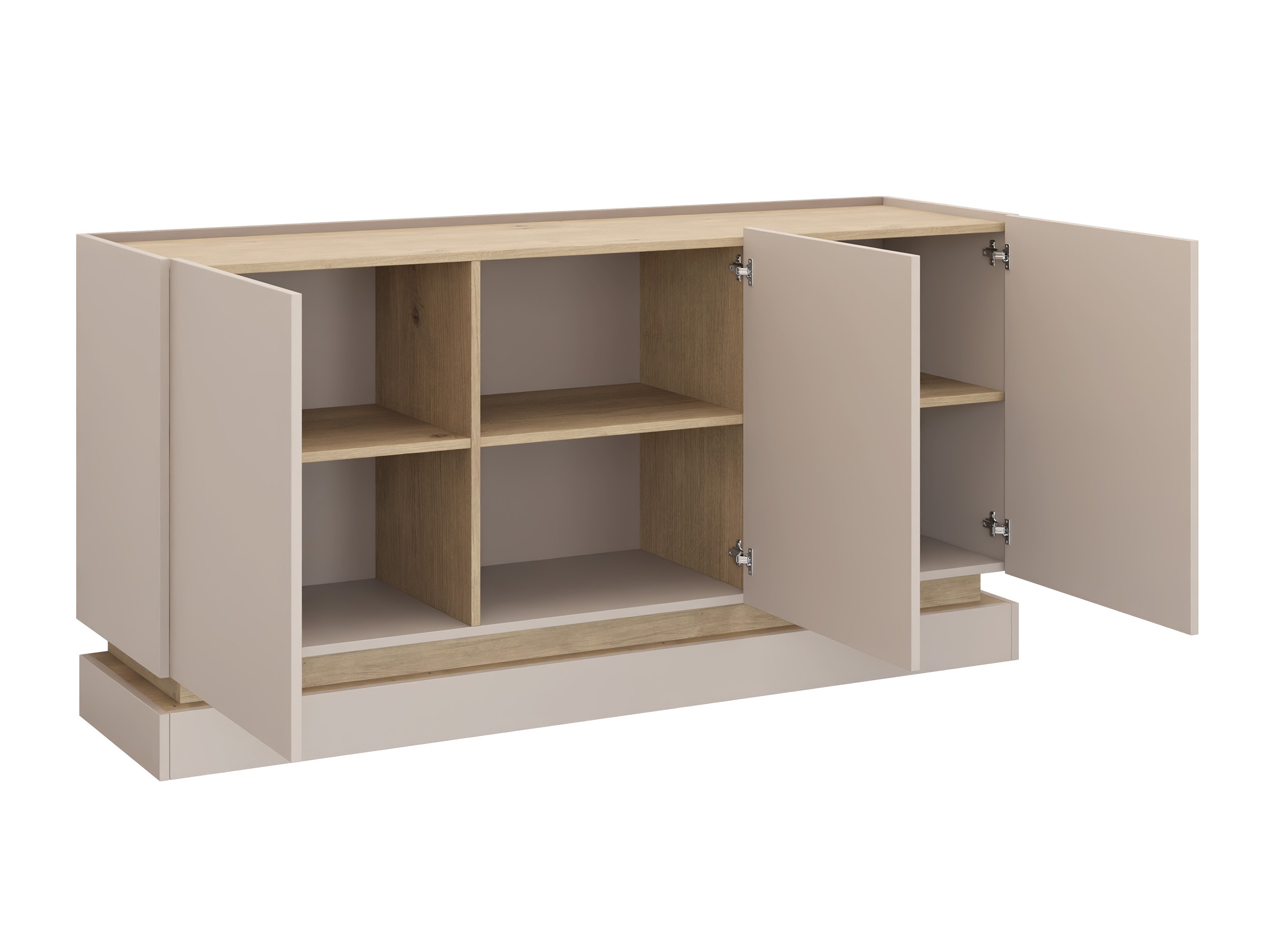 Viesistabas komplekts Comfivo Tilia (Melns + Ozols)