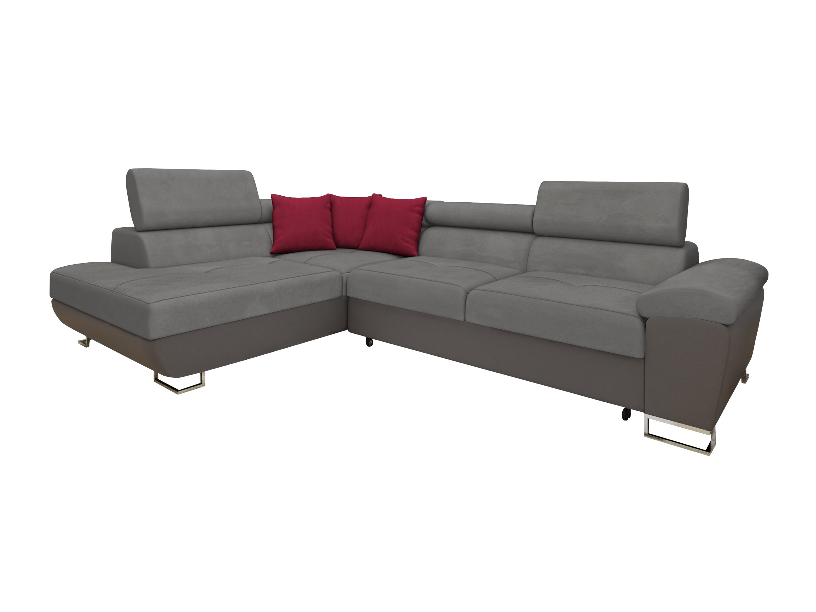 Stūra dīvāns Comfivo Ruta II (Soft 029 + Uttario Velvet 2971 + Kronos 02)