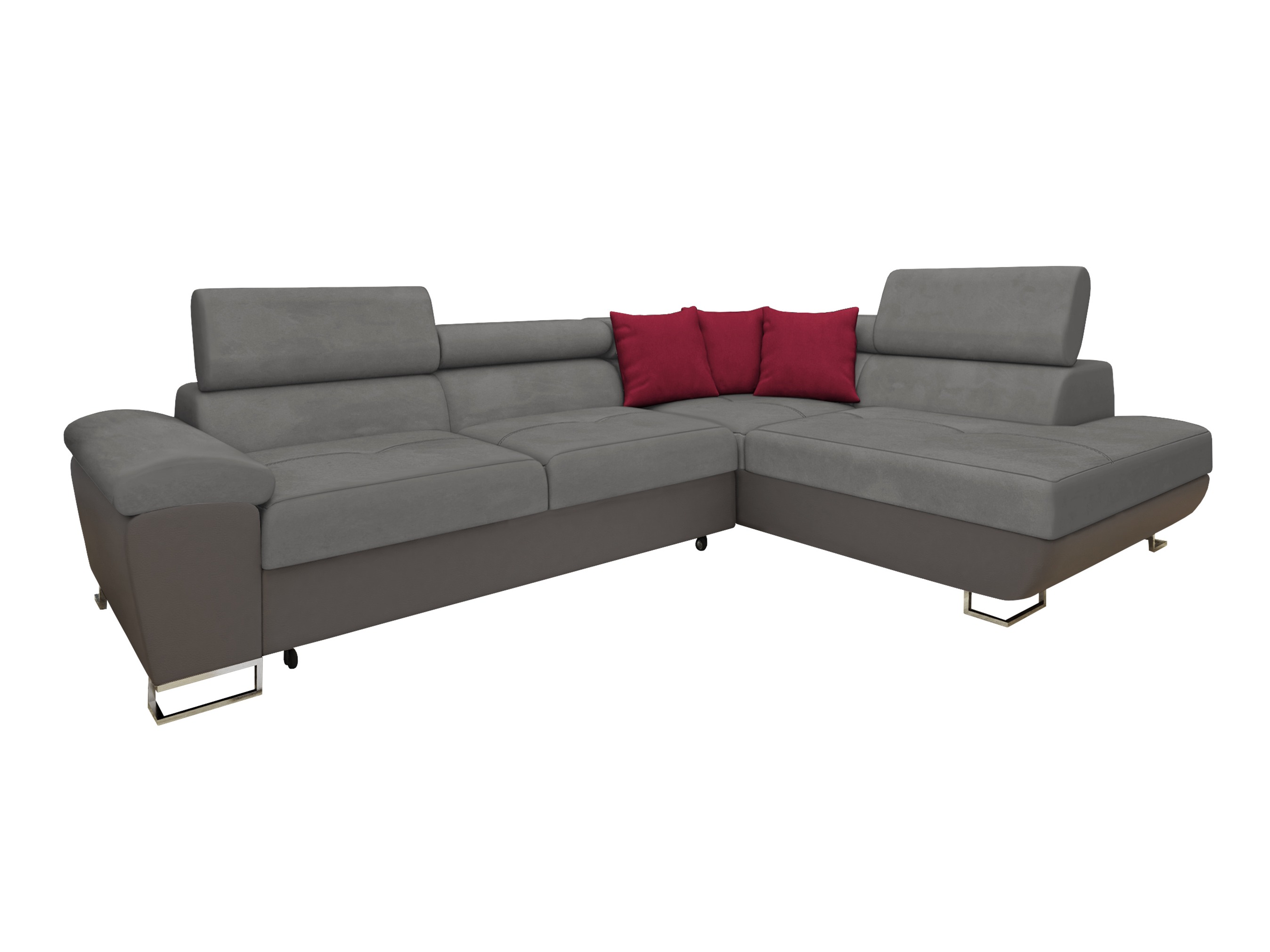 Stūra dīvāns Comfivo Ruta II (Soft 029 + Uttario Velvet 2971 + Kronos 02)