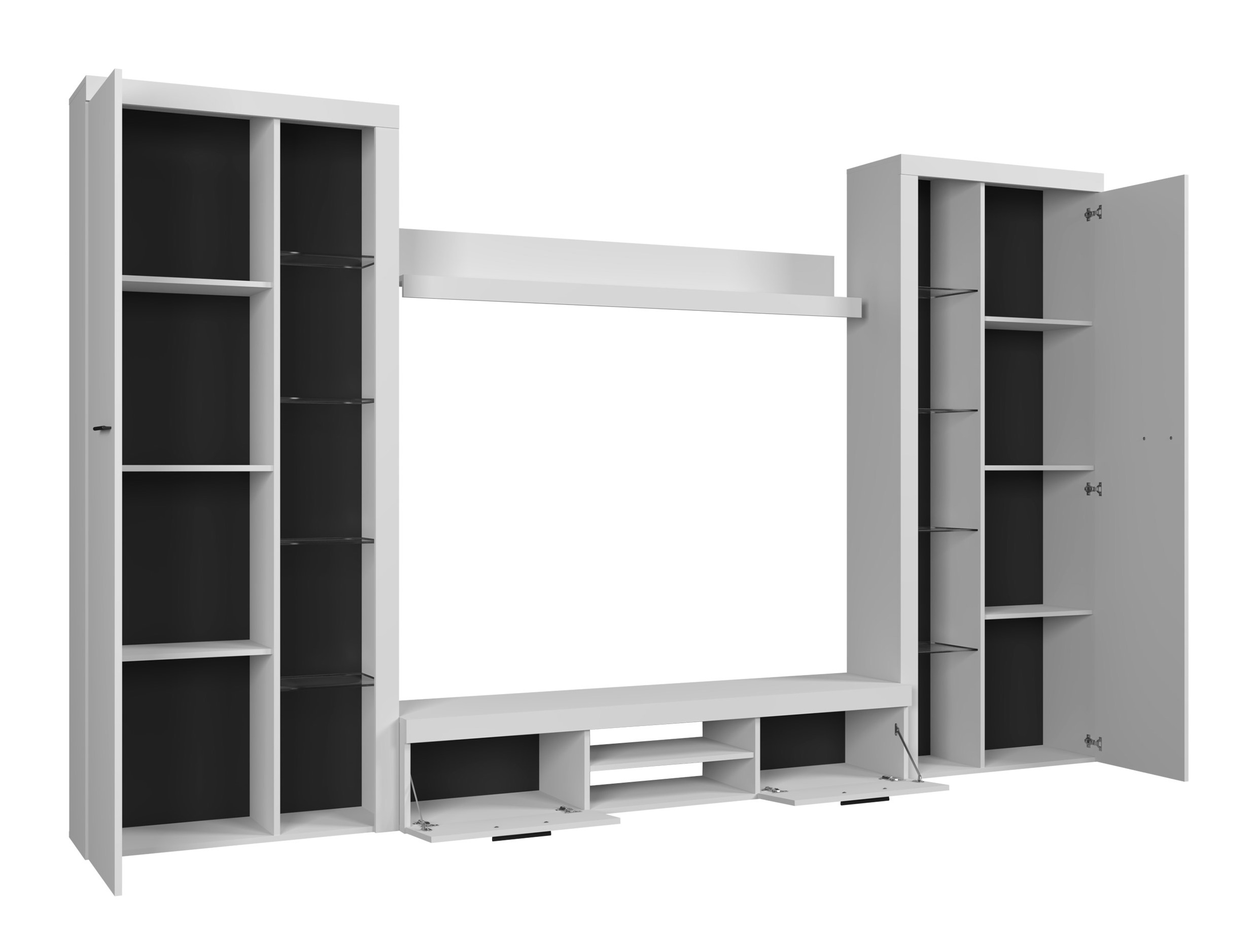 Viesistabas komplekts Univio II (Balts)