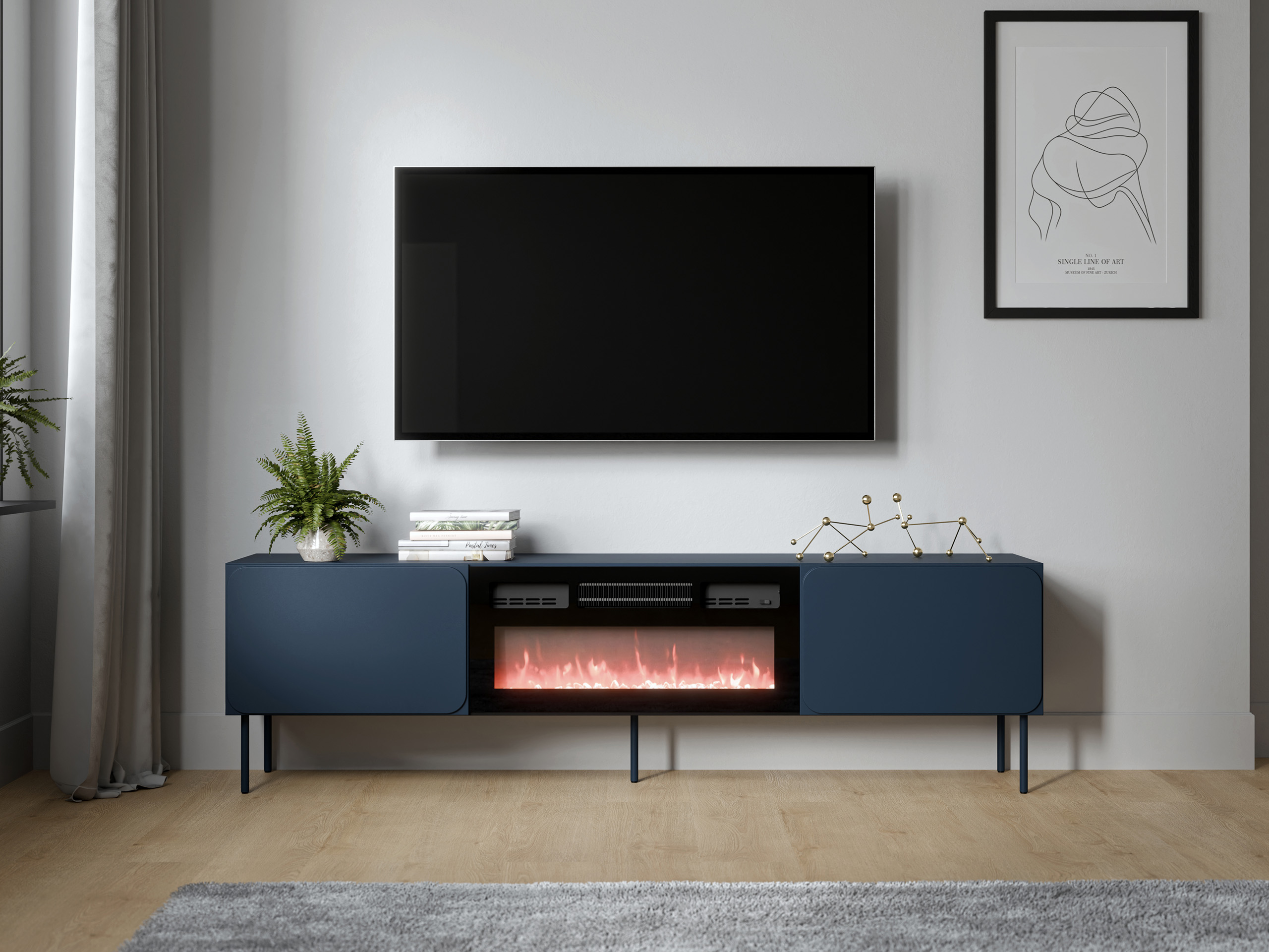 TV galds Fentore 104 (Indigo)