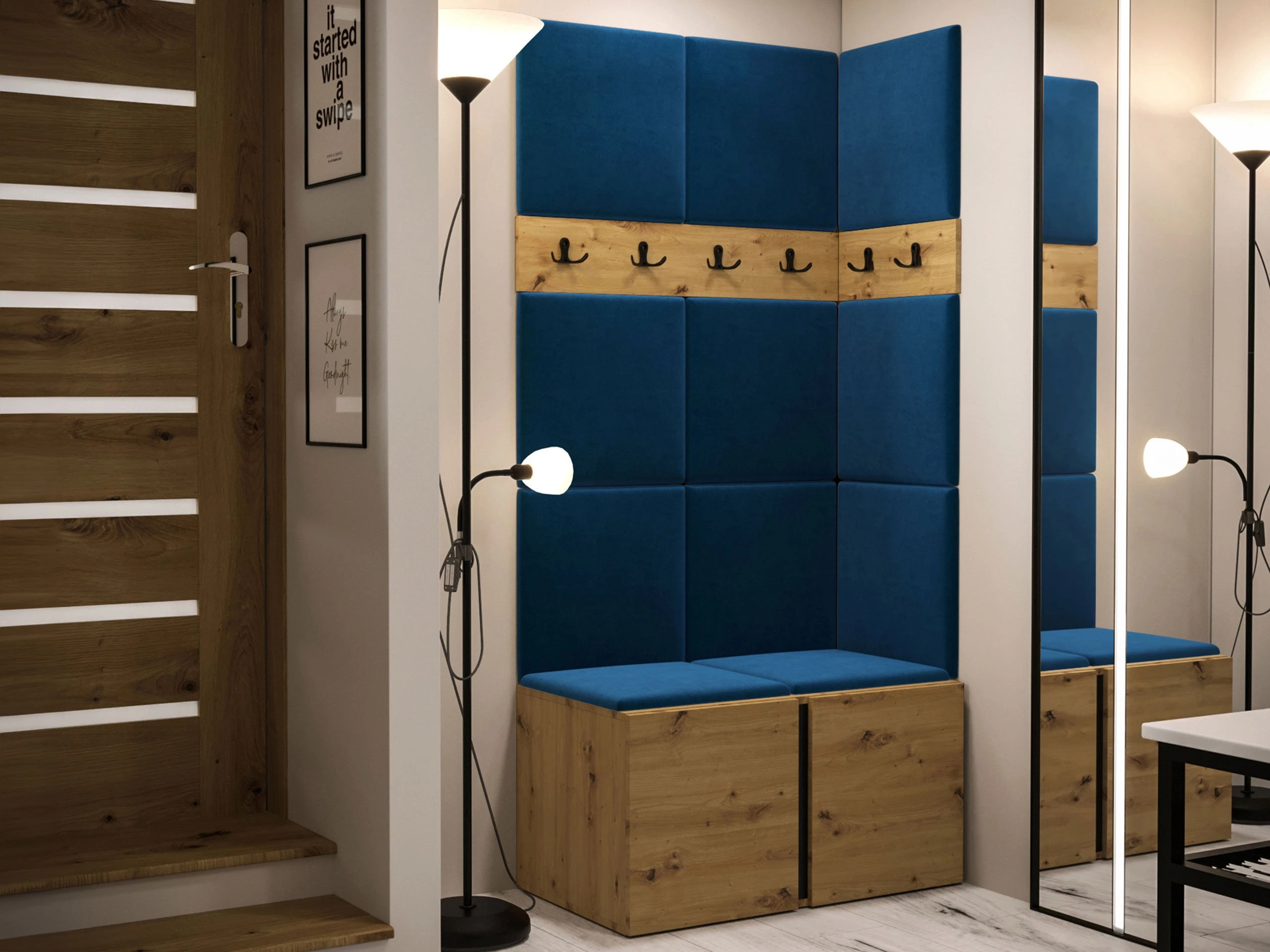 Priekšnama komplekts Pinis I (Artisan ozols)