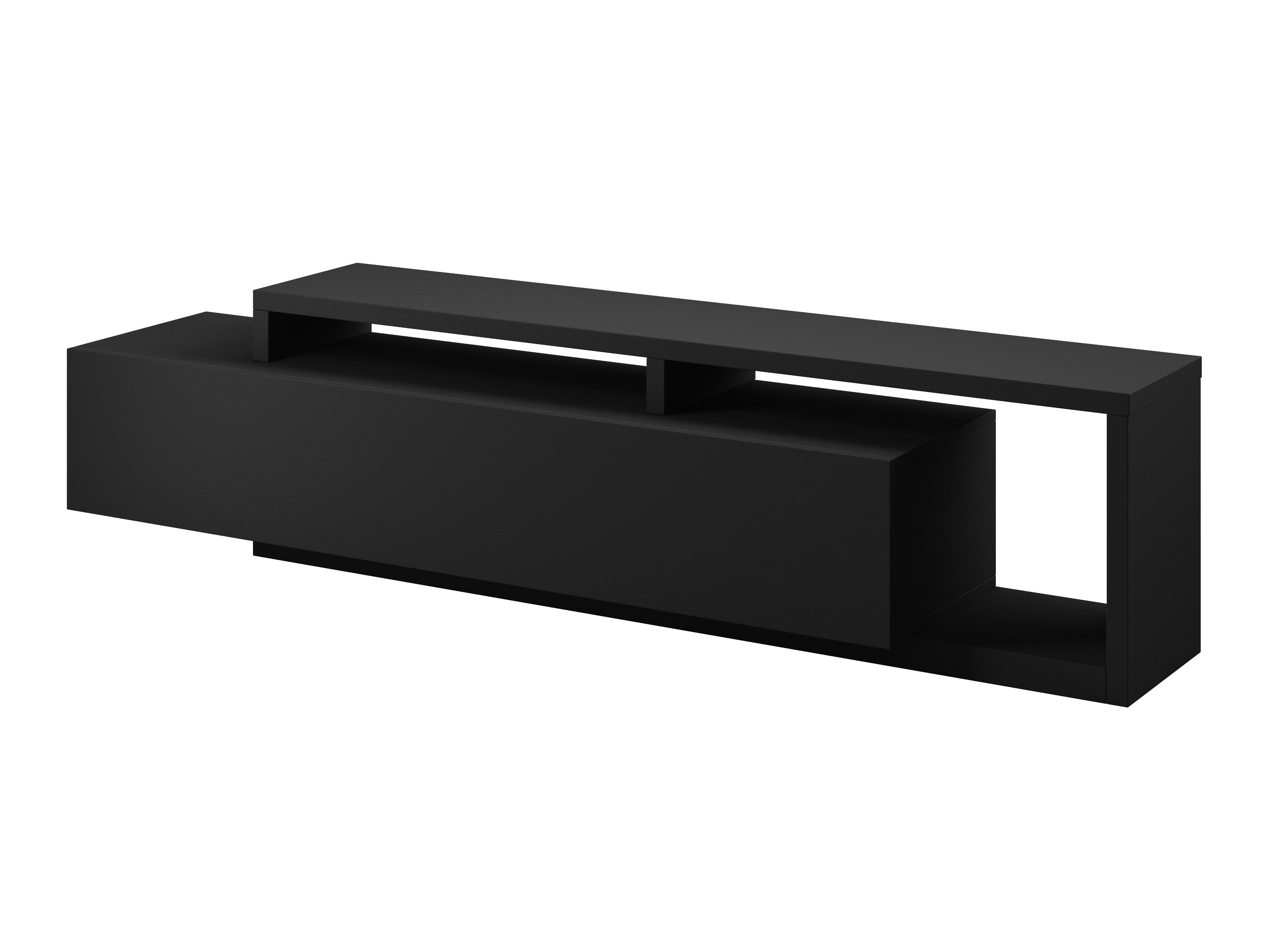 TV galds Lutiva 103 (Matēts melns)