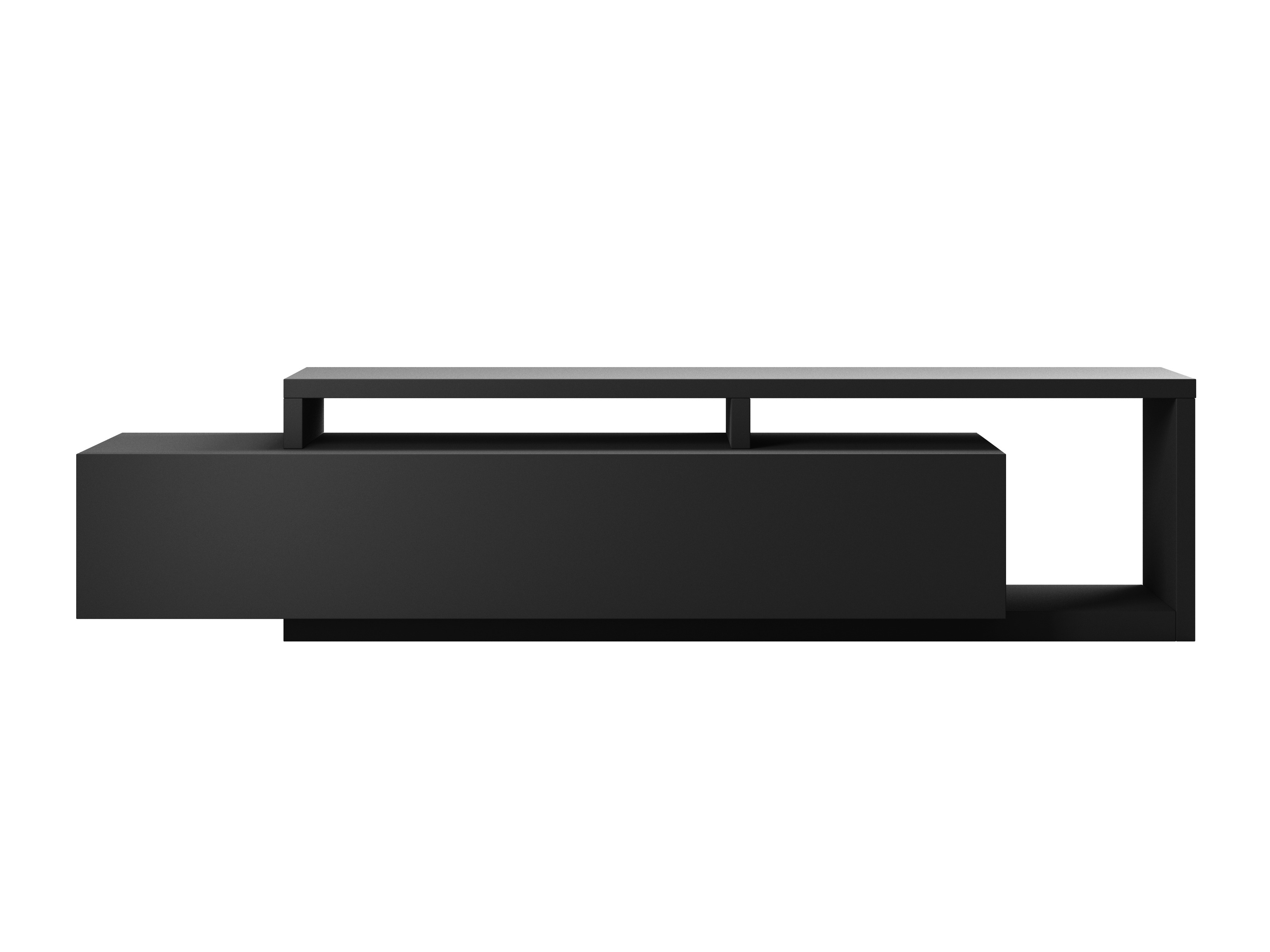 TV galds Lutiva 103 (Matēts melns)