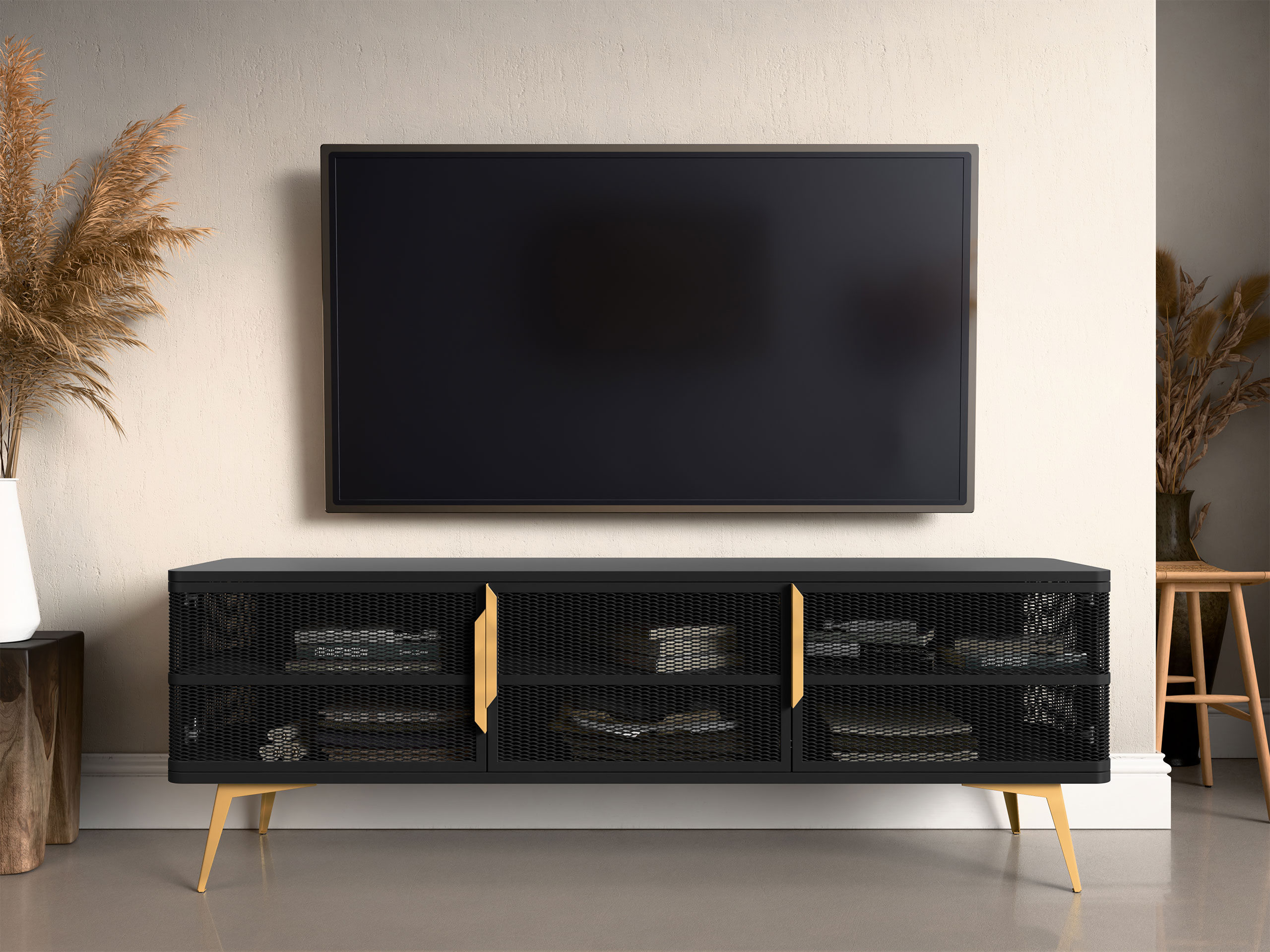 TV galds Camfelo 102 (Melns)