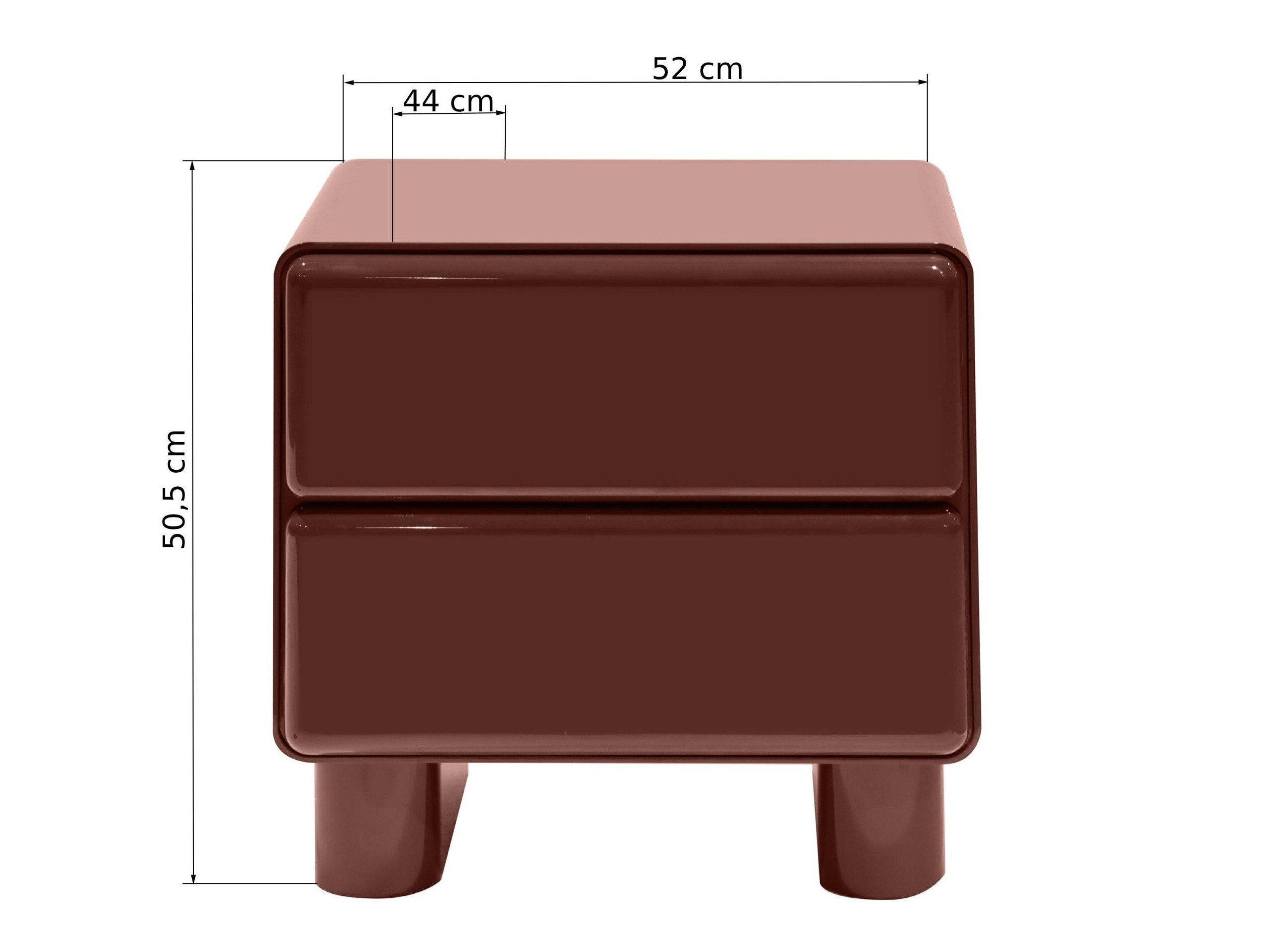 Naktsgaldiņš Burleson 576 (Glancēts sarkans)