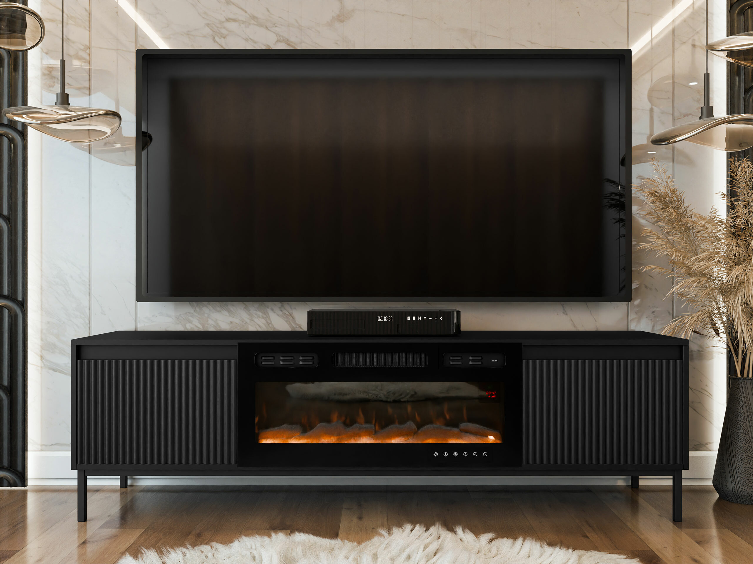 TV galds Comfivo Delruva III (Melns)