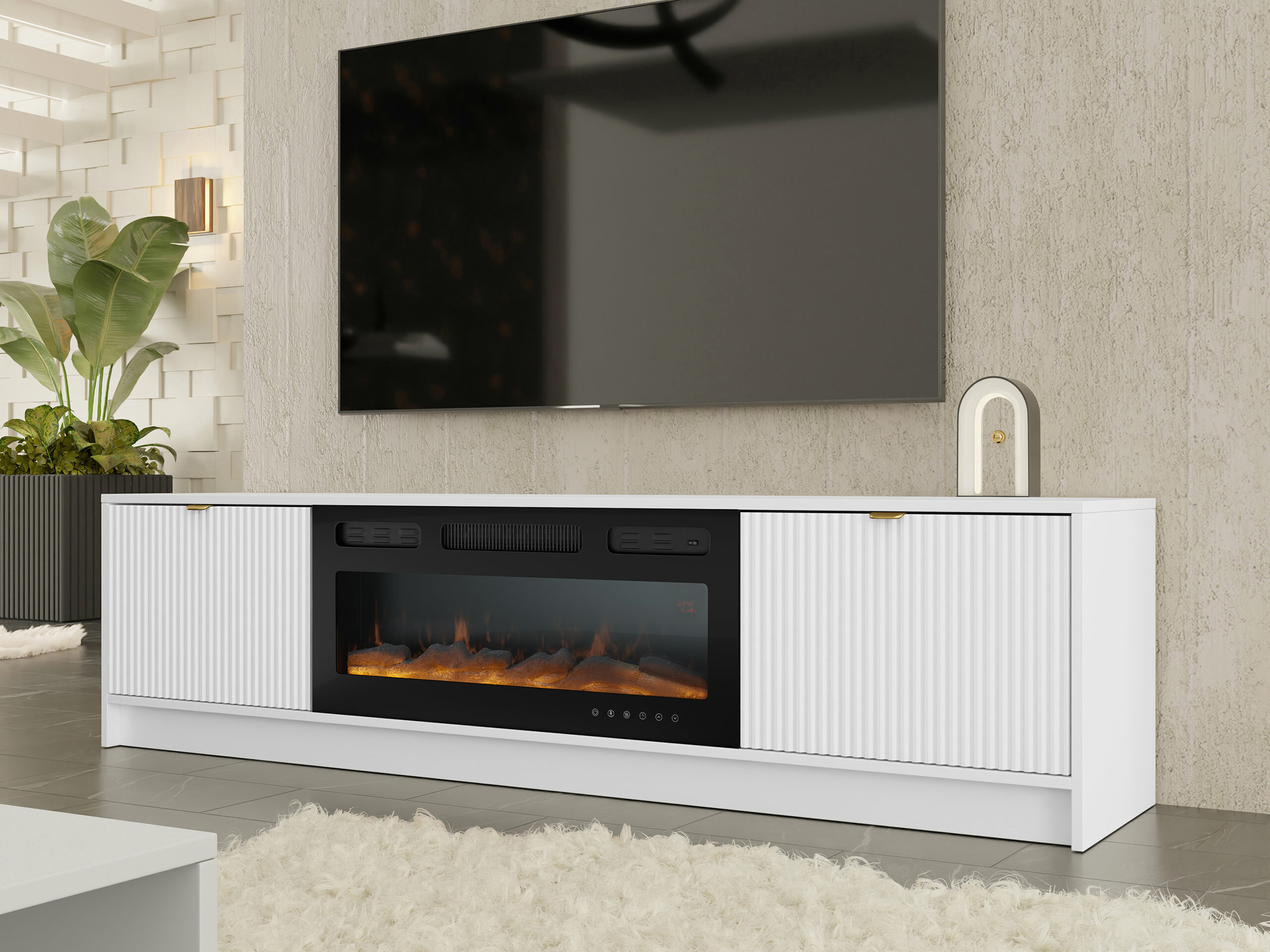 TV galds Comfivo Papilio II (Balts)