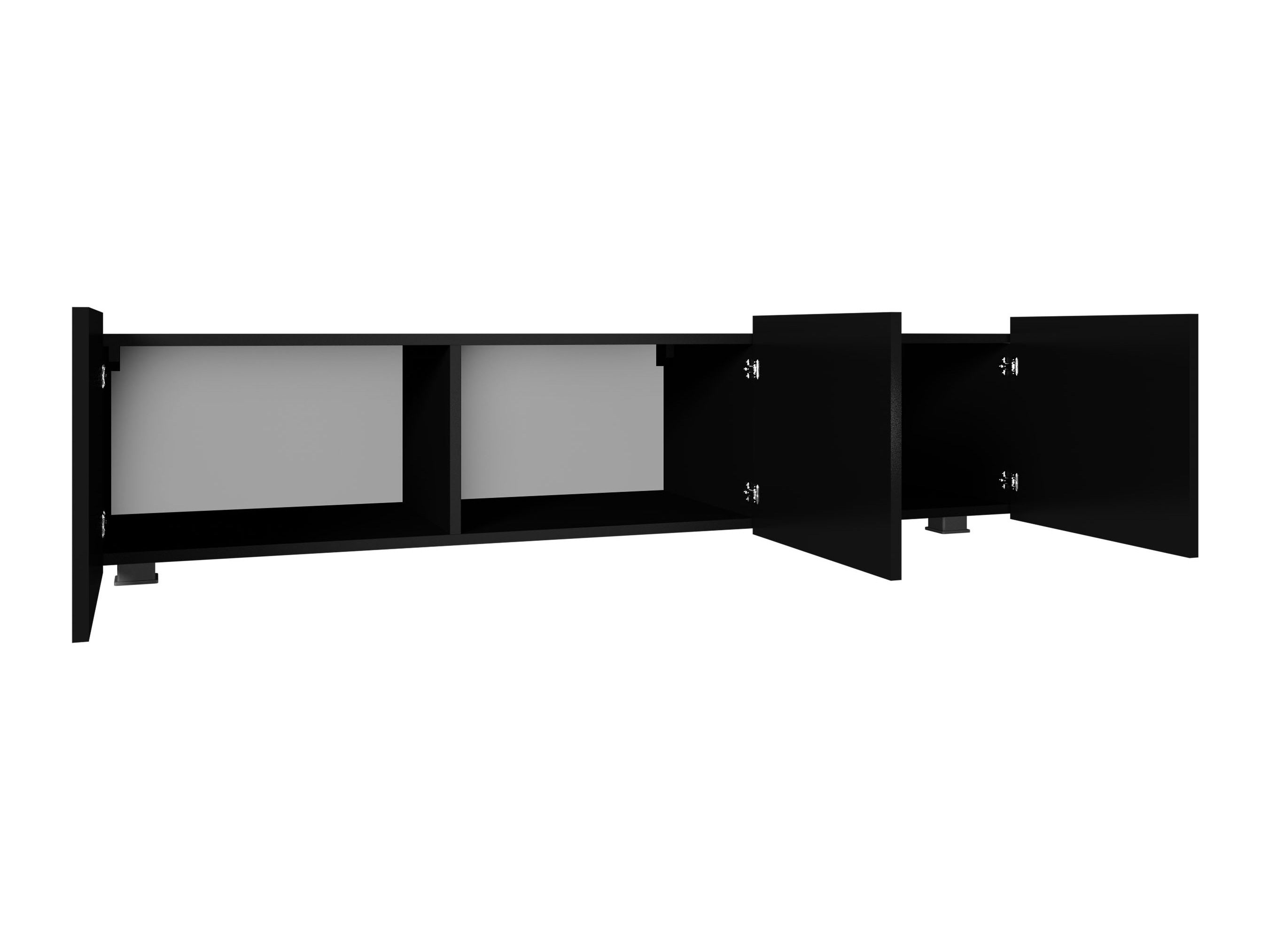 TV galds Remus (Balts + Glancēts balts)