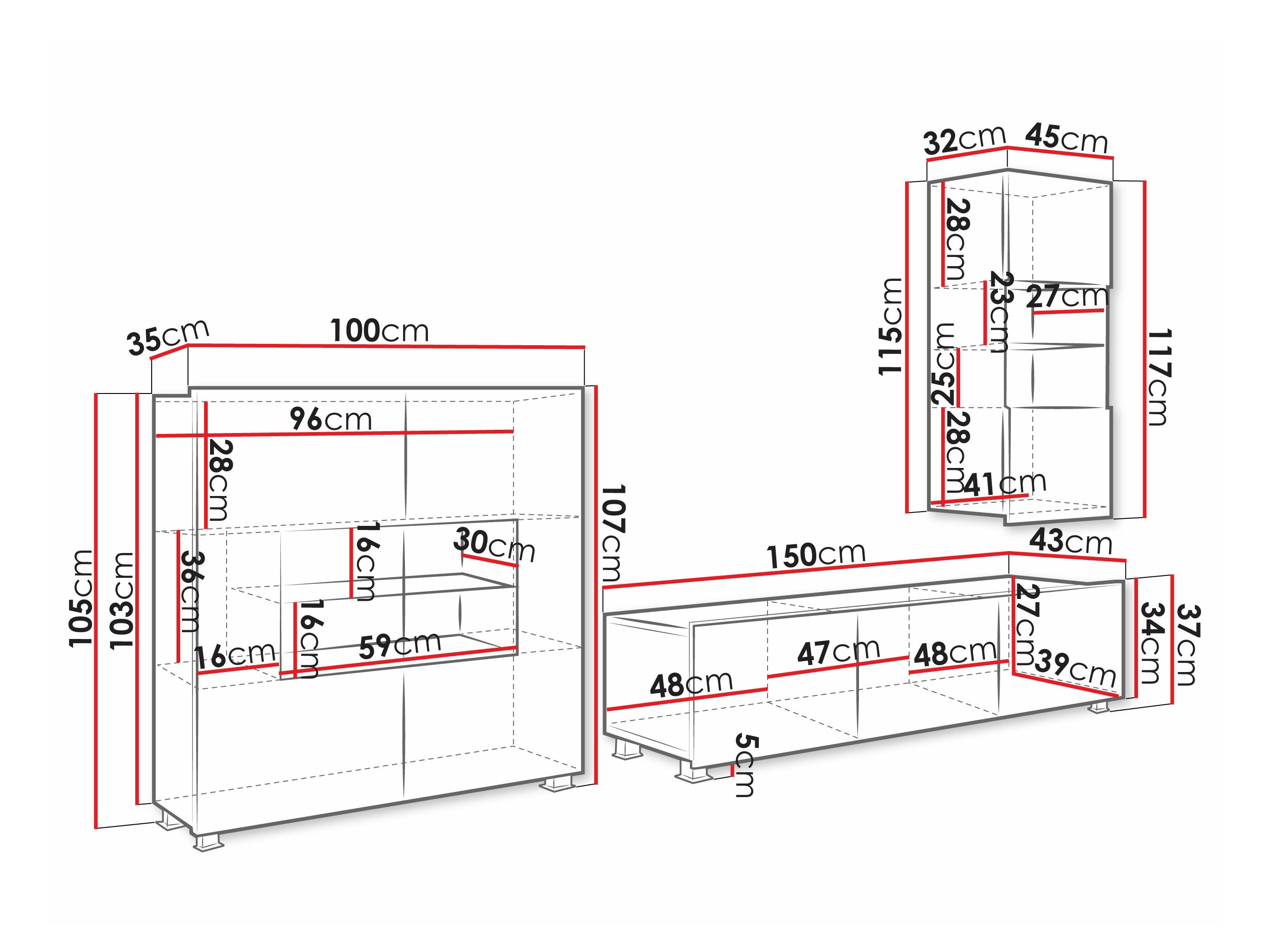 Viesistabas komplekts Remus VII (Zeltains ozols)