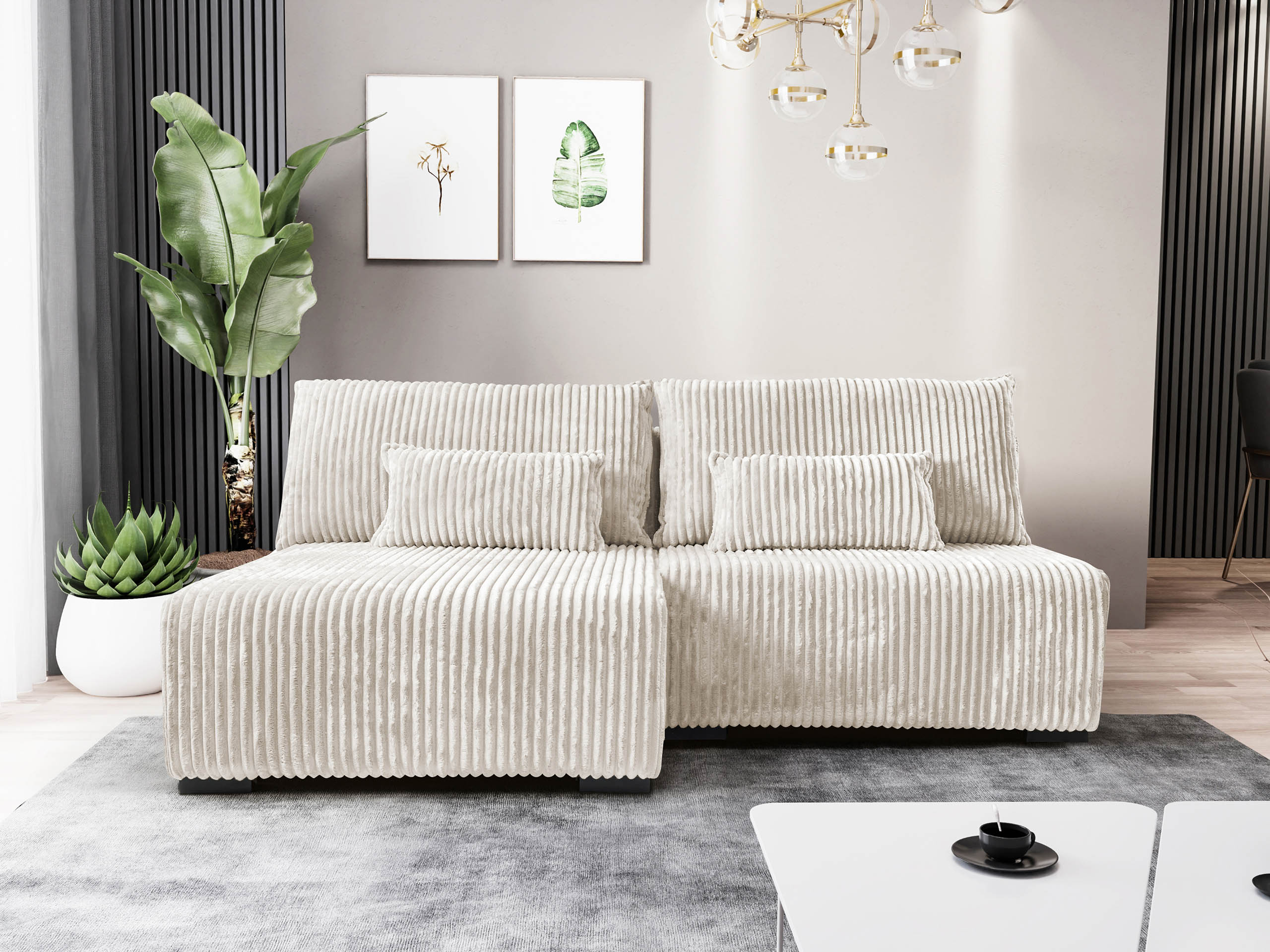 Stūra dīvāns TrendyNest Fenestal (Tilia 01)