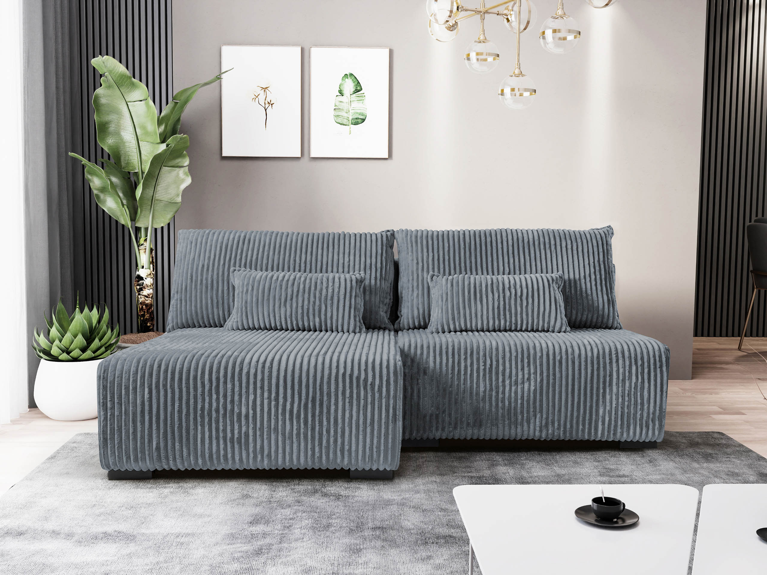 Stūra dīvāns TrendyNest Fenestal (Tilia 85)