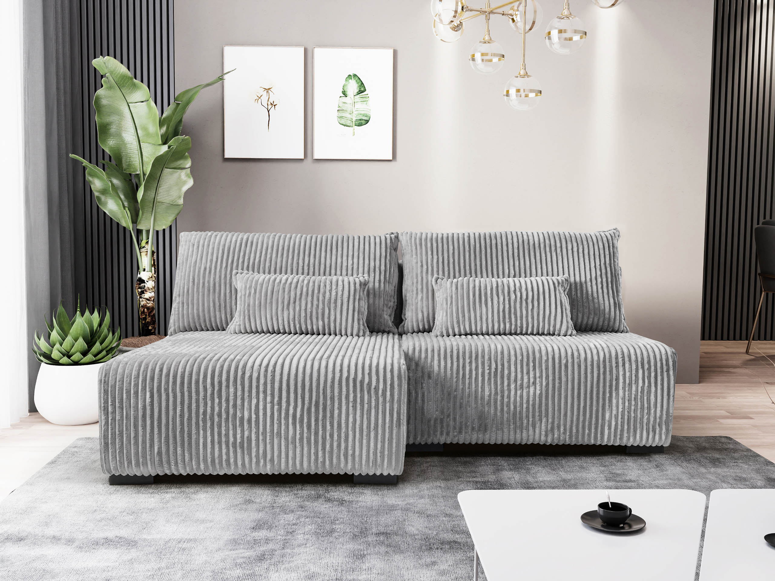 Stūra dīvāns TrendyNest Fenestal (Tilia 86)