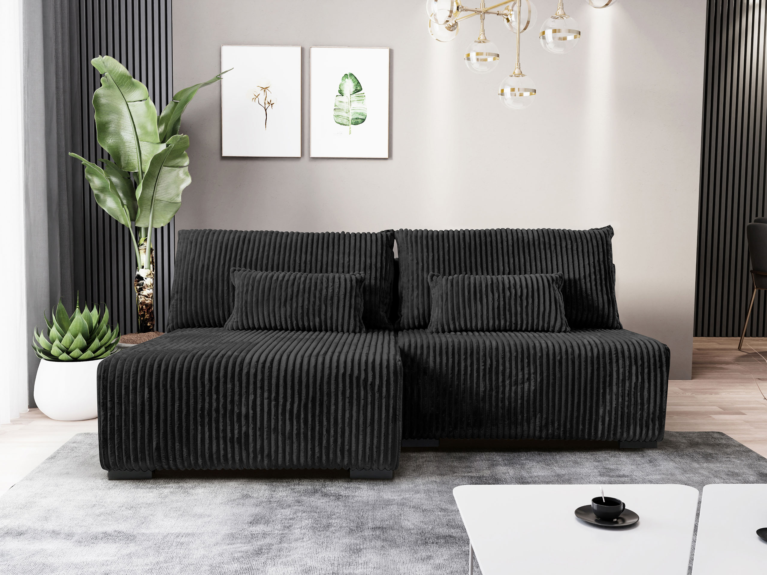 Stūra dīvāns TrendyNest Fenestal (Tilia 100)