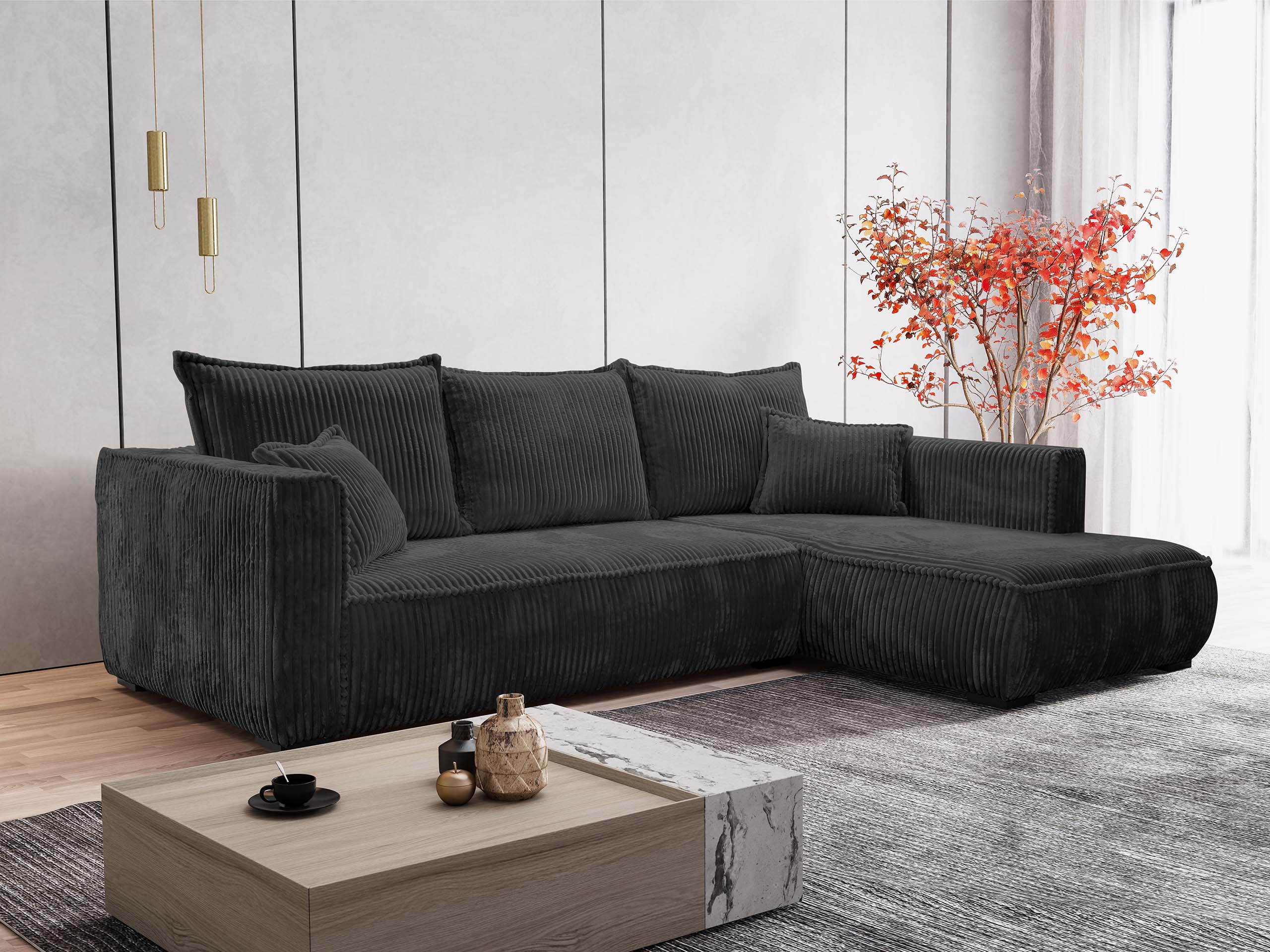 Stūra dīvāns TrendyNest Circas (Tilia 100)