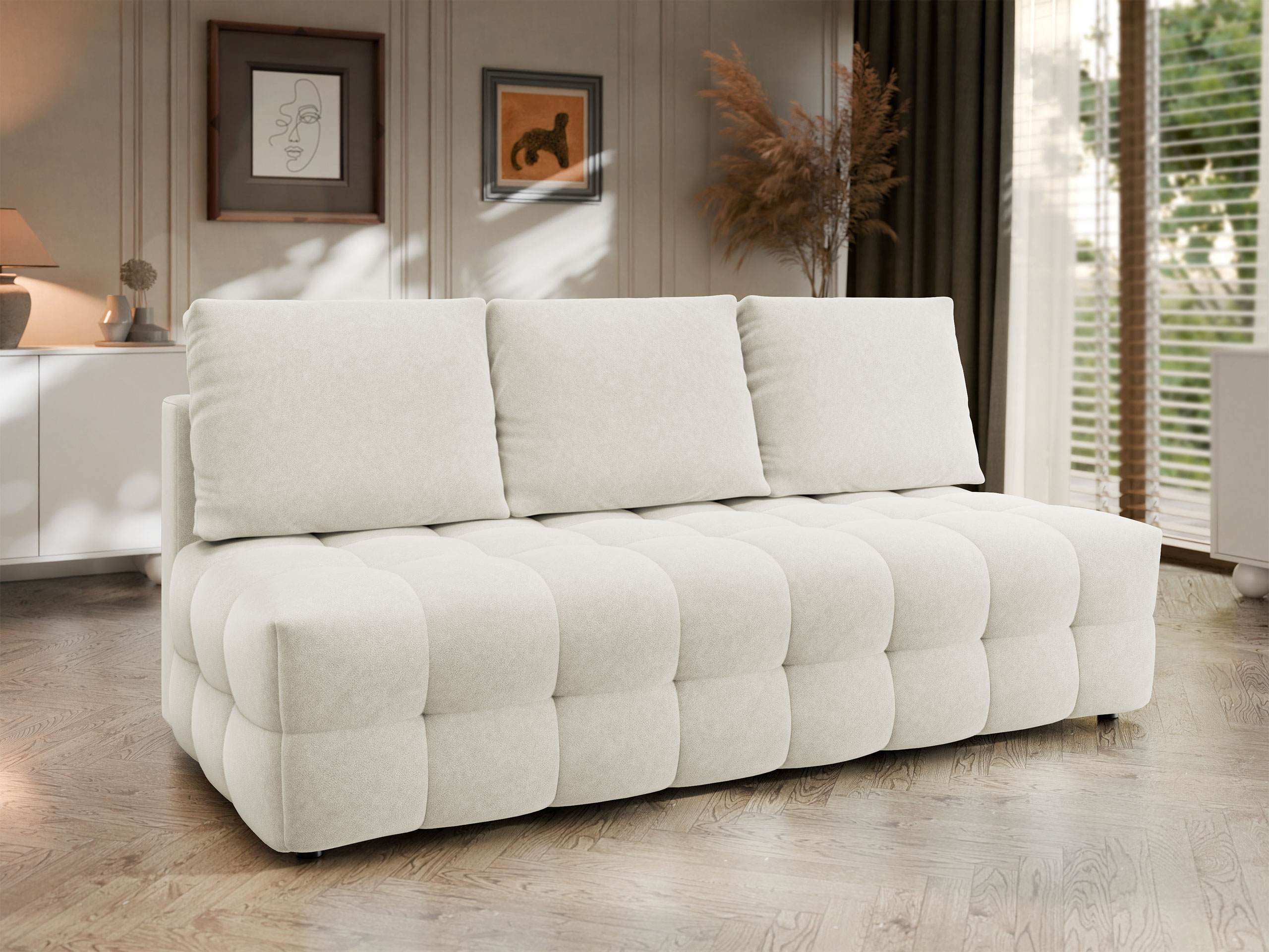 Dīvāns gulta Temple 133 (Velo 621)
