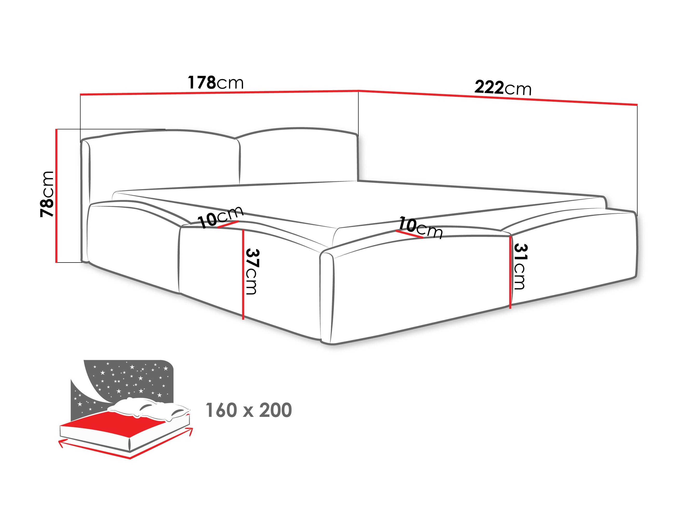 Gulta TrendyNest Titis (Lumo 65)