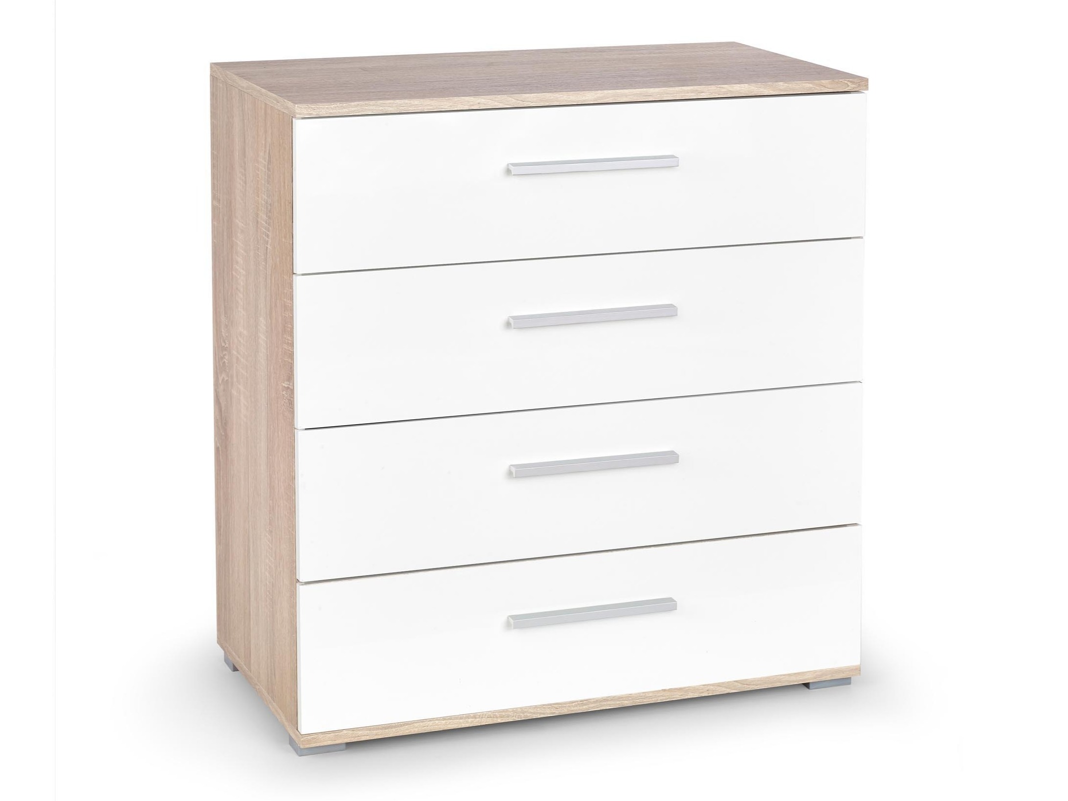 Kumode Cirveso 102 (Sonomas ozols + Glancēts balts)
