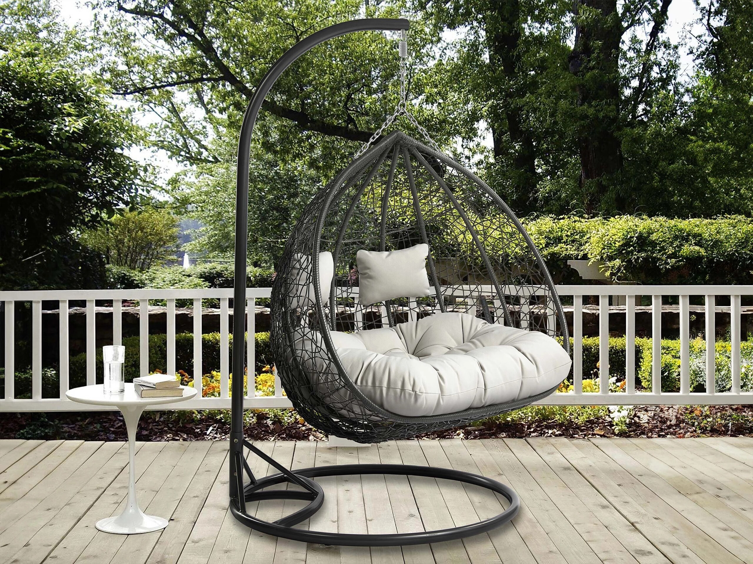 Piekaramais krēsls Comfivo Audos (Pelēks + Gaiši pelēks)