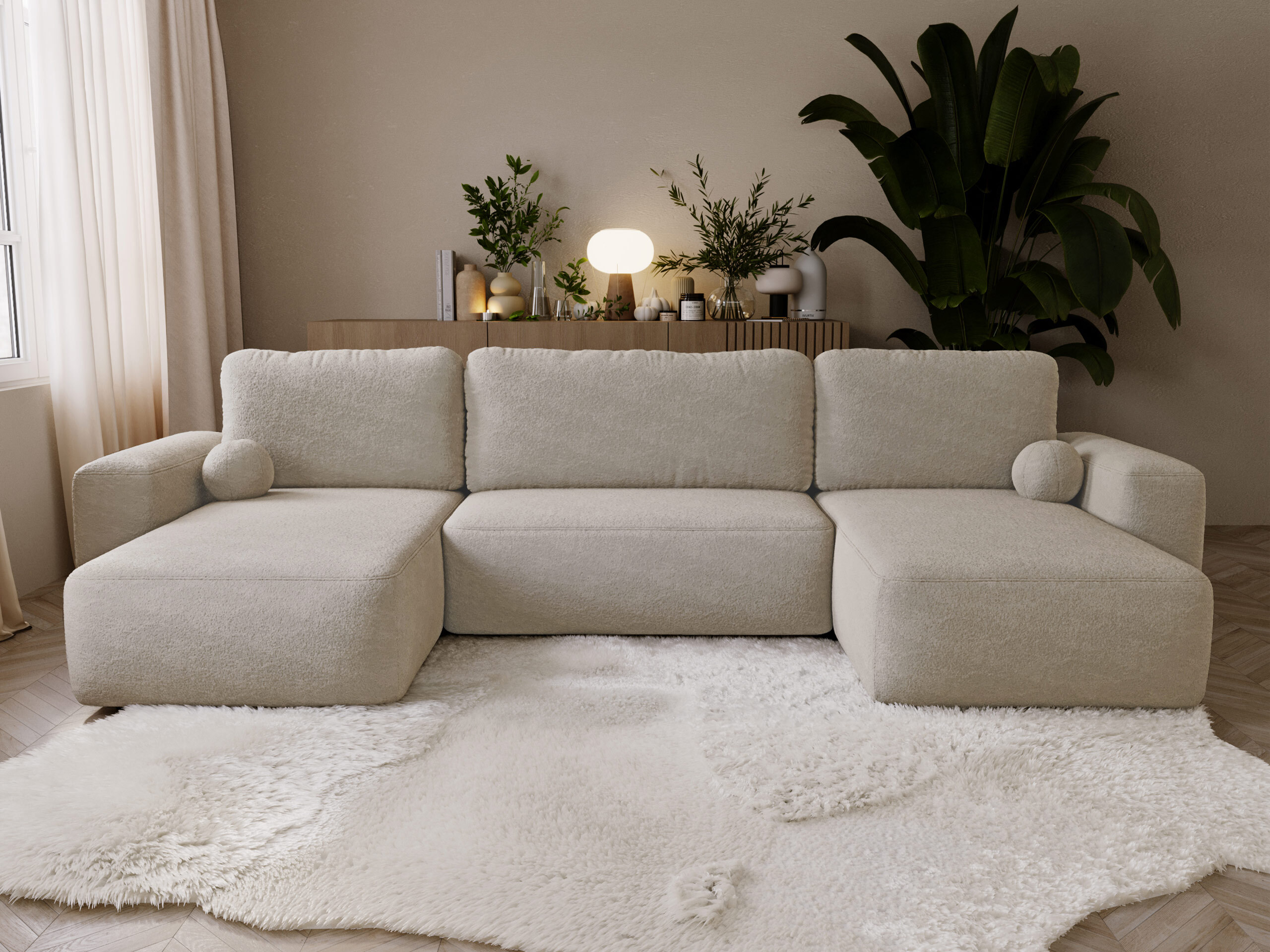 Stūra dīvāns TrendyNest Piscor (Coral 50)
