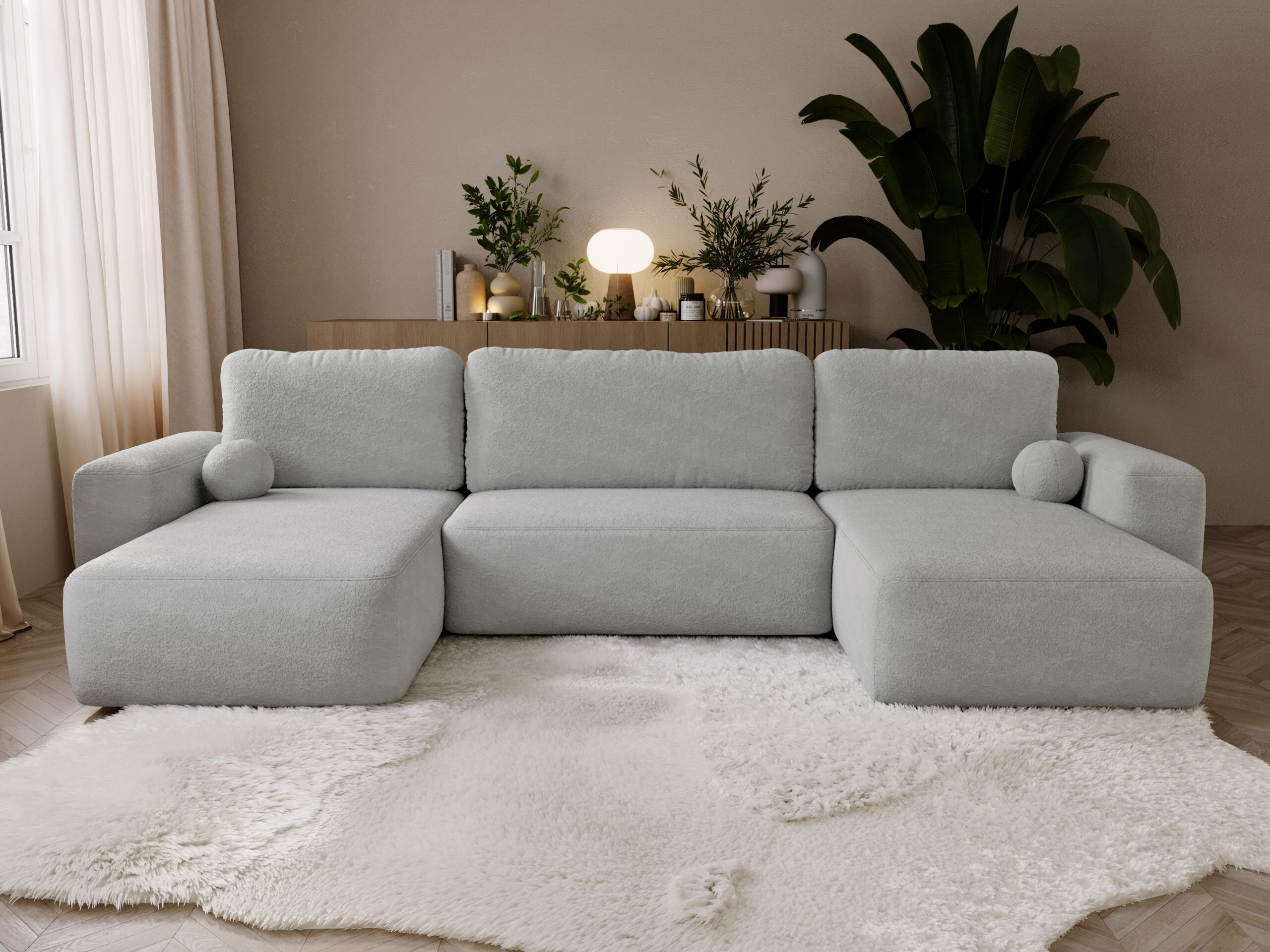 Stūra dīvāns TrendyNest Piscor (Coral 75)