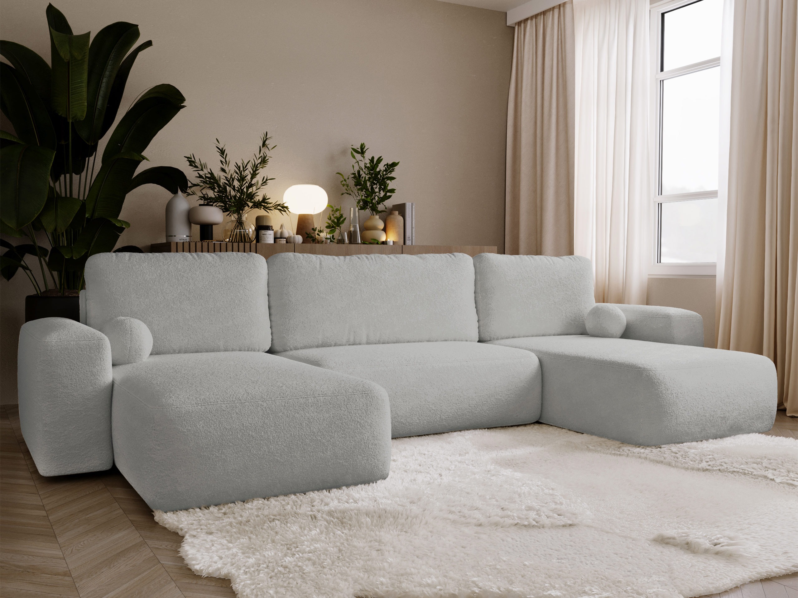 Stūra dīvāns TrendyNest Piscor (Coral 75)