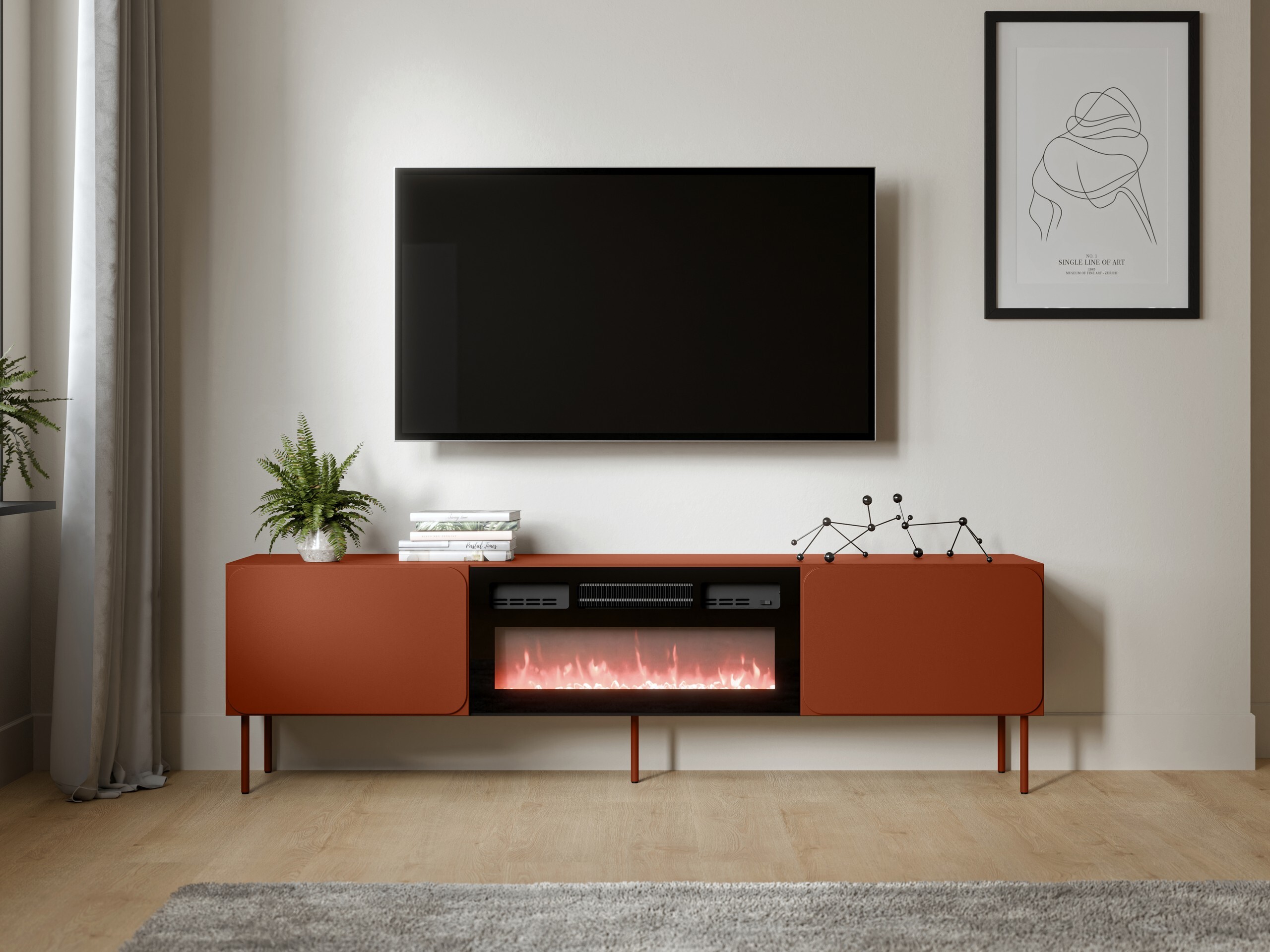 TV galds Fentore 104 (Sarkans)