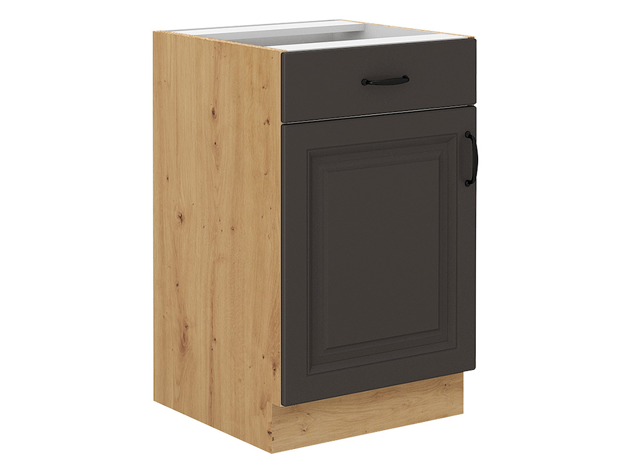 Moduļu skapis ar atvilktni un durvīm Retro Grey 105