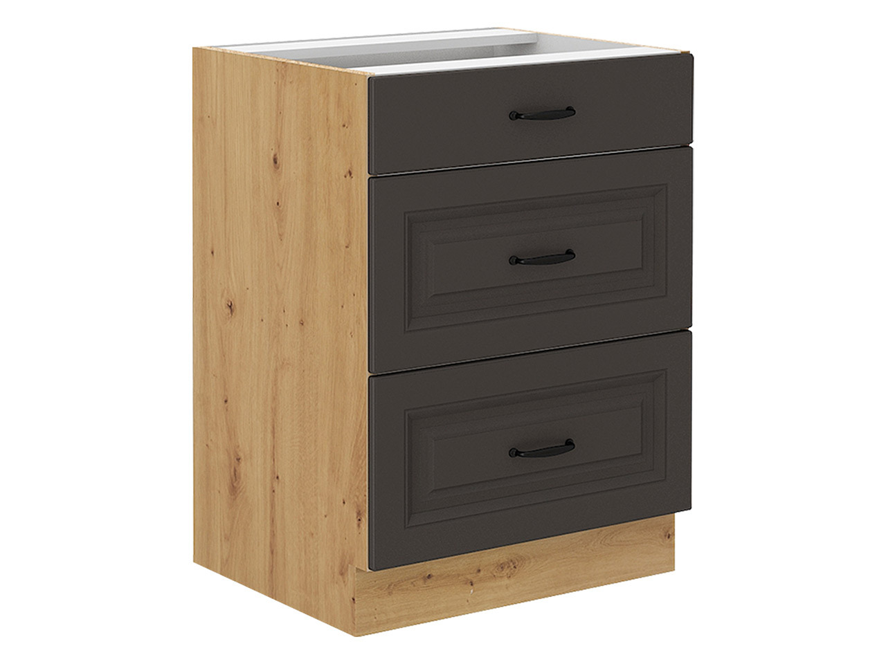 Moduļu skapis ar atvilktnēm Retro Grey 108