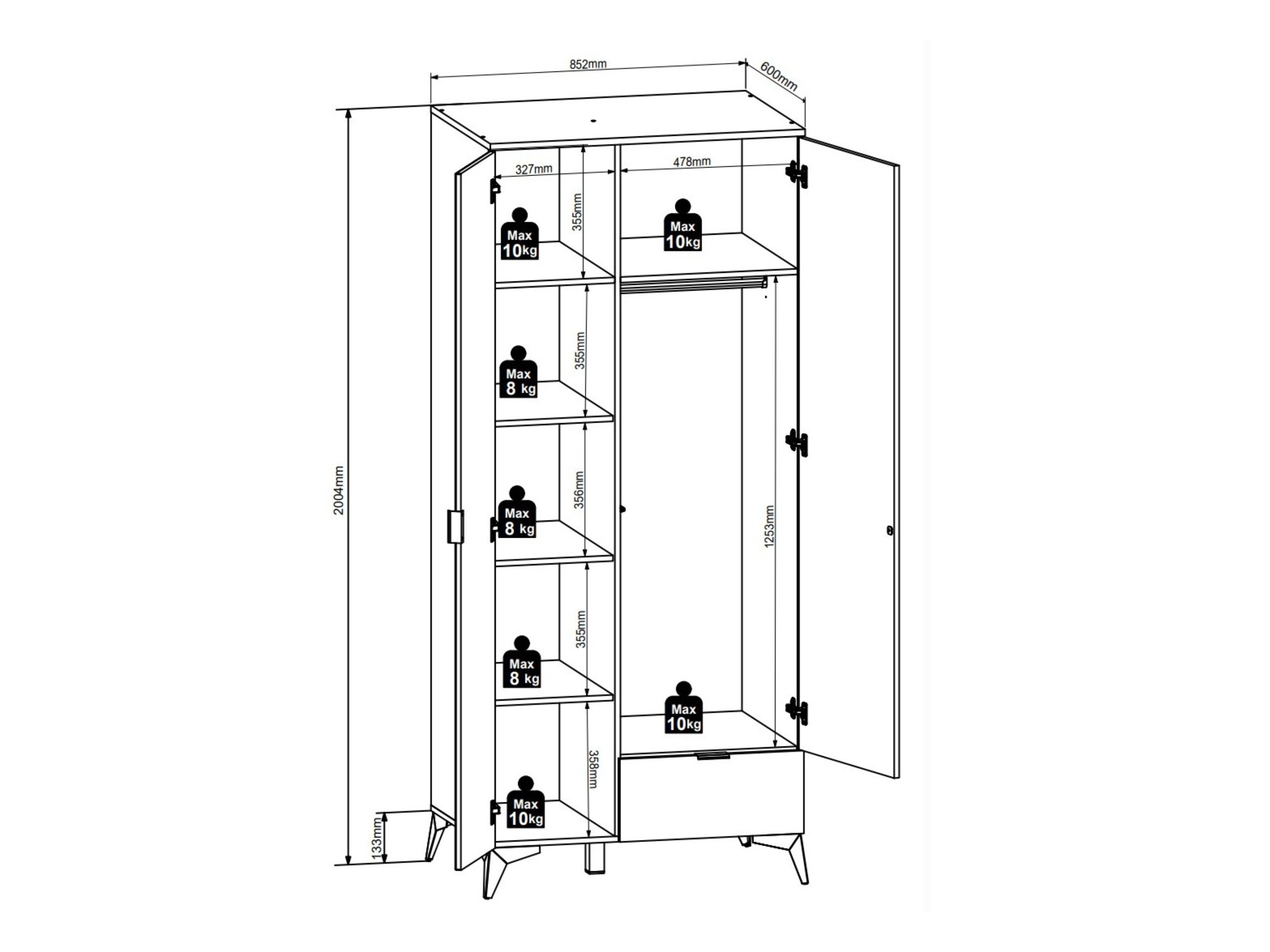 Skapis Ruvmeli 105