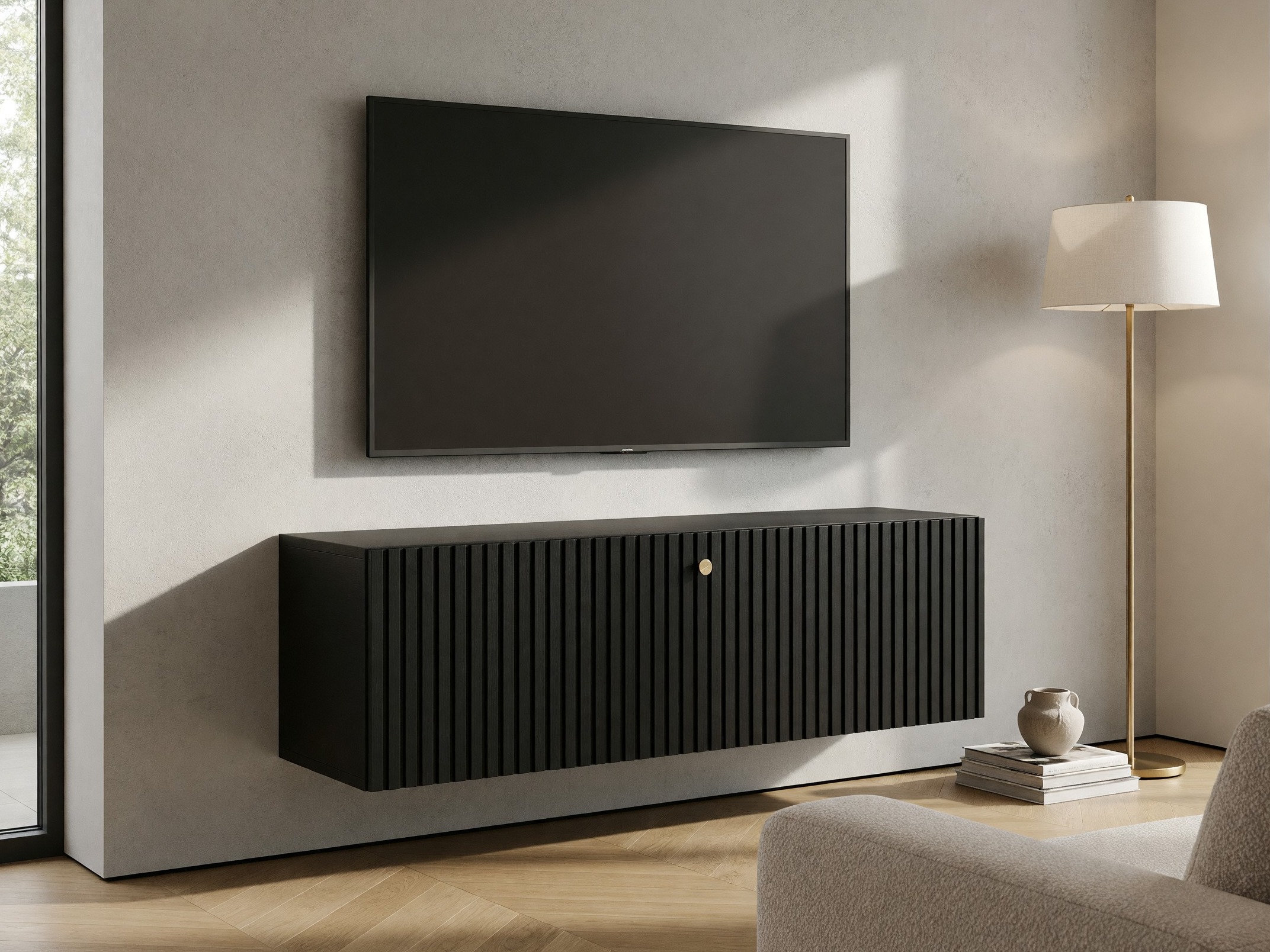 TV galds Anulio (Melns)