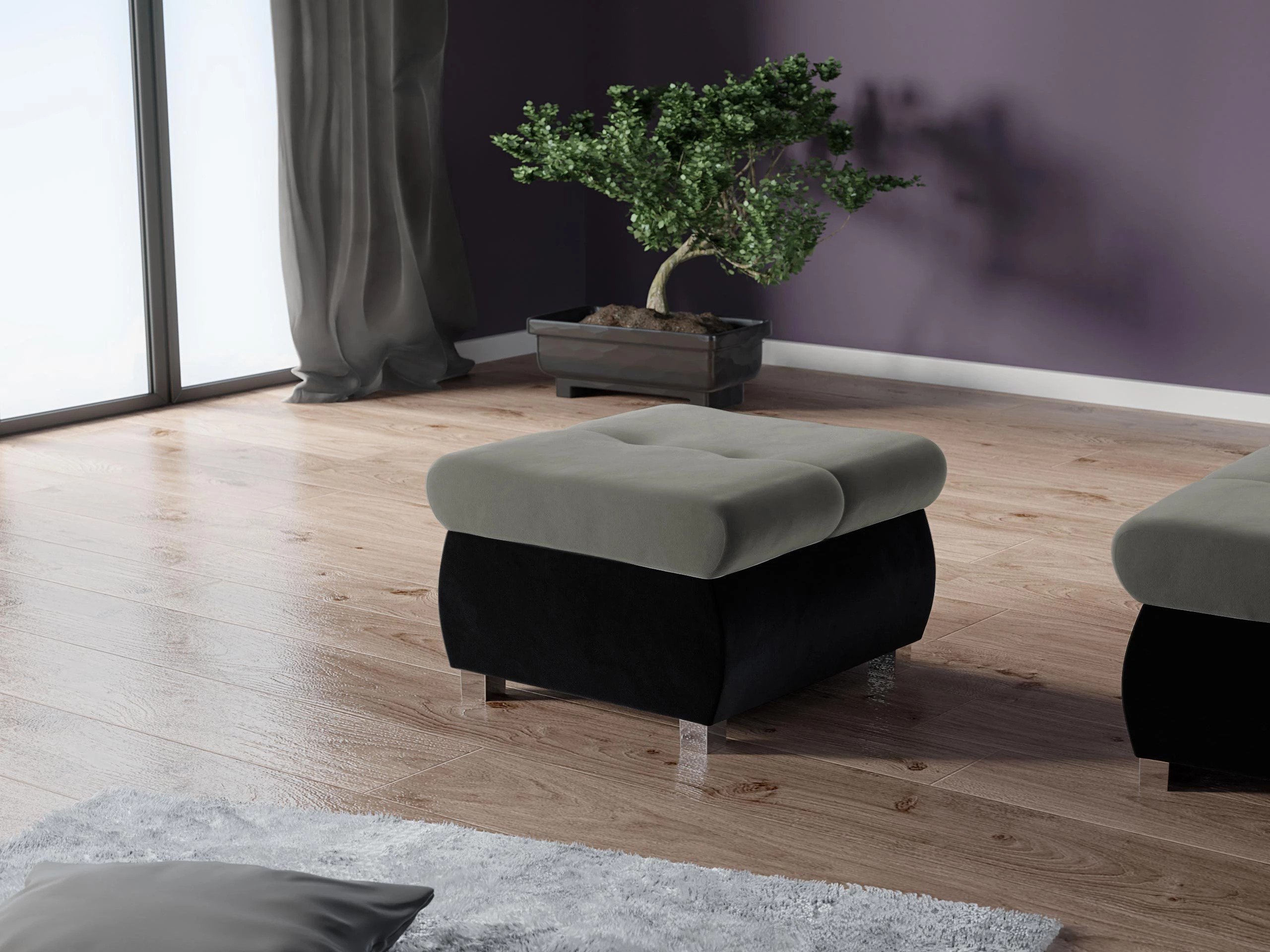 Pufs Comfivo Nitor (Magic Velvet 2219 + Magic Velvet 2217)