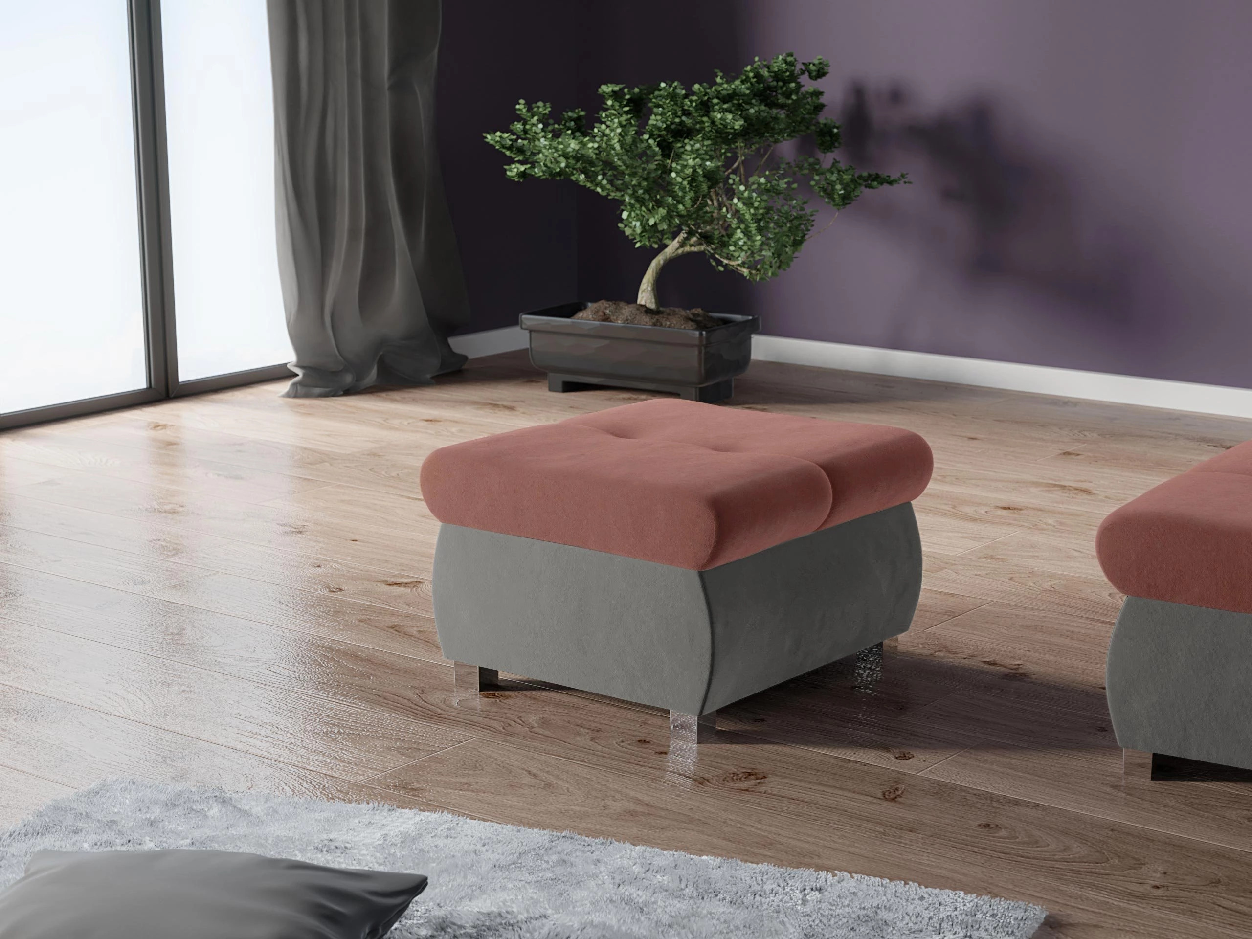 Pufs Comfivo Nitor (Magic Velvet 2217 + Magic Velvet 2258)