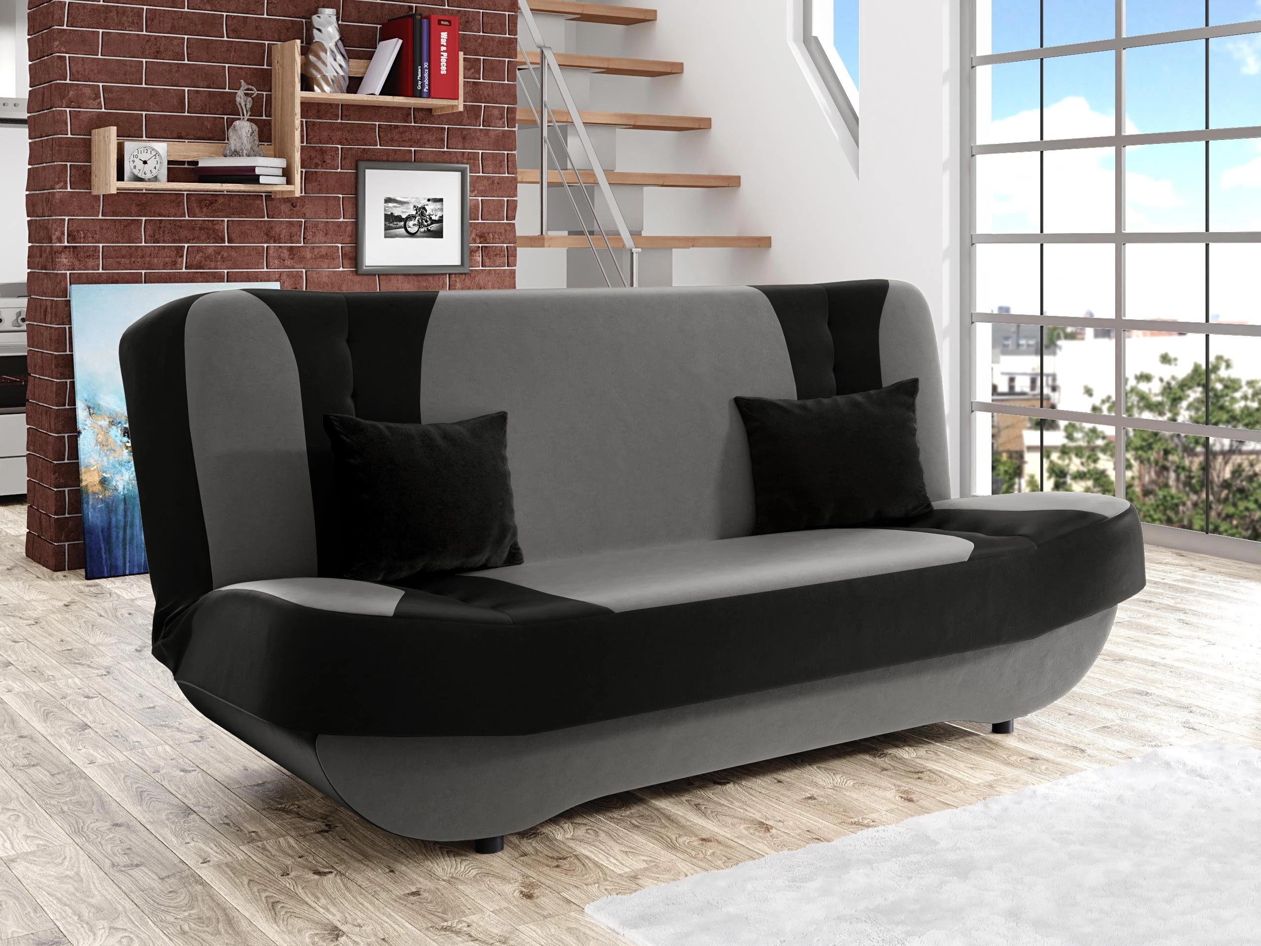 Dīvāns gulta Comfivo Cervus (Magic Velvet 2217 + Magic Velvet 2219)