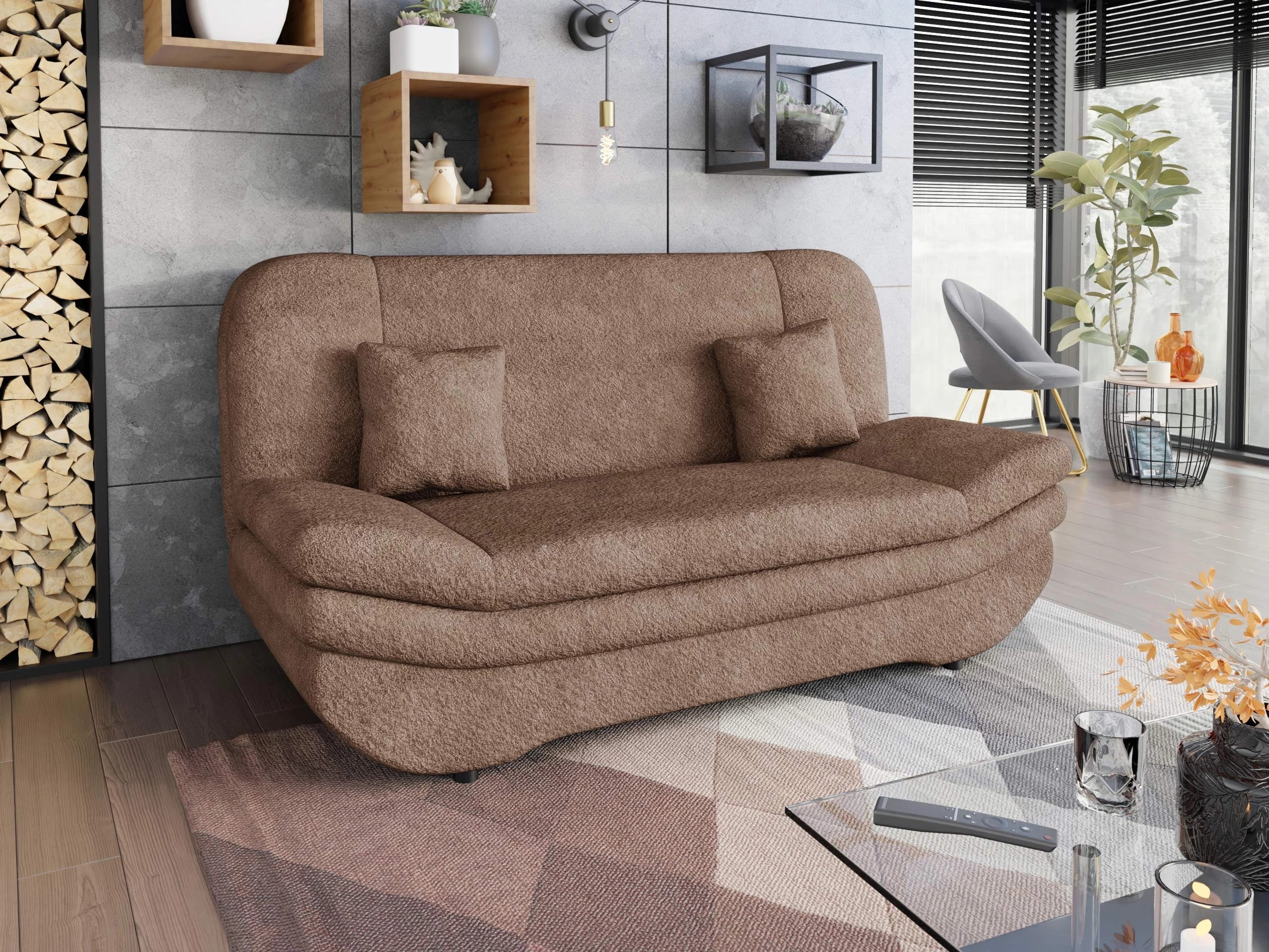 Dīvāns gulta Comfivo Silva (Coral 45)